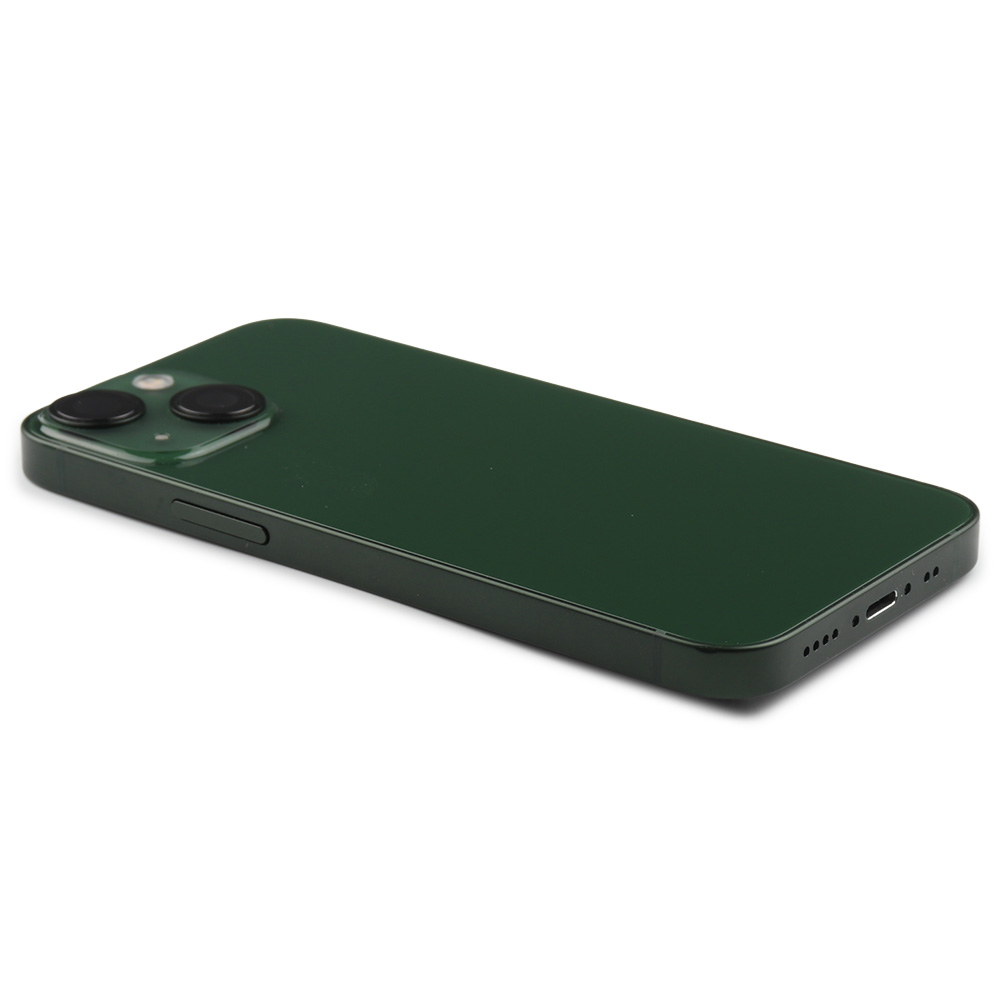 Rear Housing with small parts (EU Version) For iPhone 13 Mini Green Pulled B