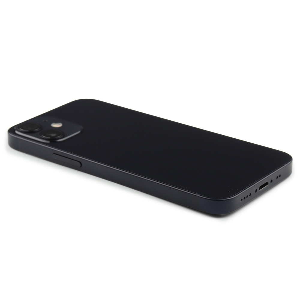 Rear Housing With Parts (EU Version) For iPhone 12 Mini Black Pulled B