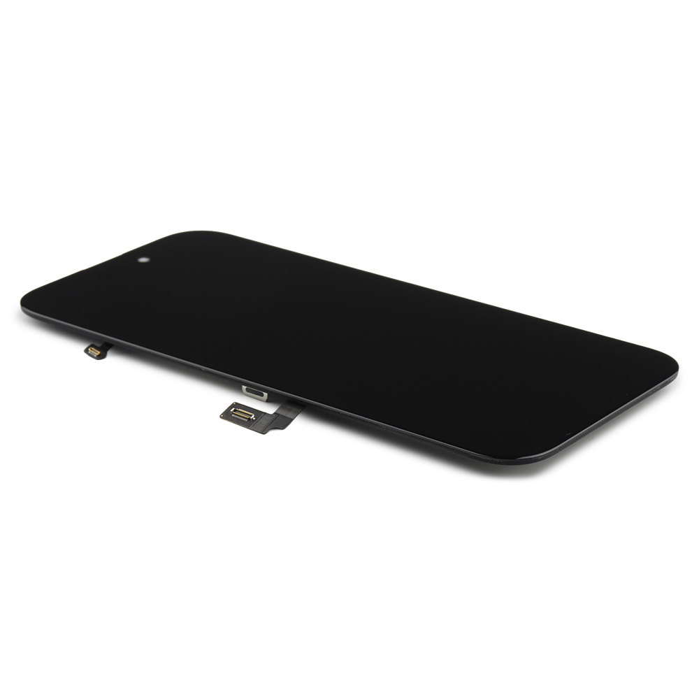 Display With Sensor Flex For iPhone 16 Black Refurbished (Calibrated Used)