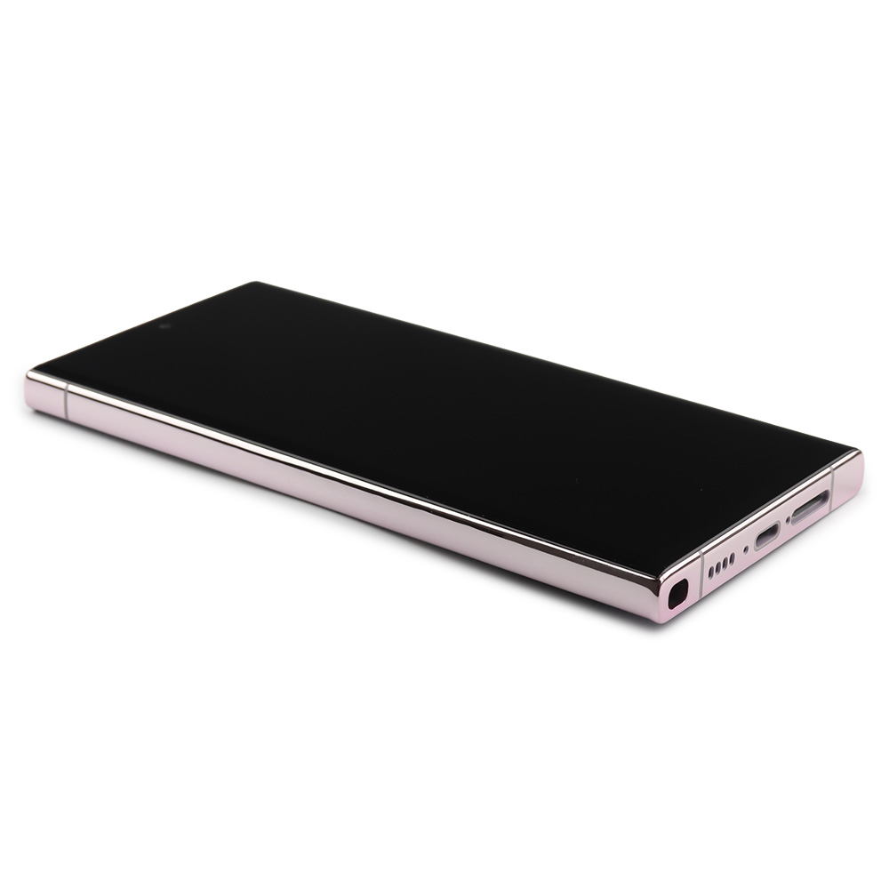 Display Complete with Housing For Samsung Galaxy S23 Ultra (SM-S918B) Red In-Cell