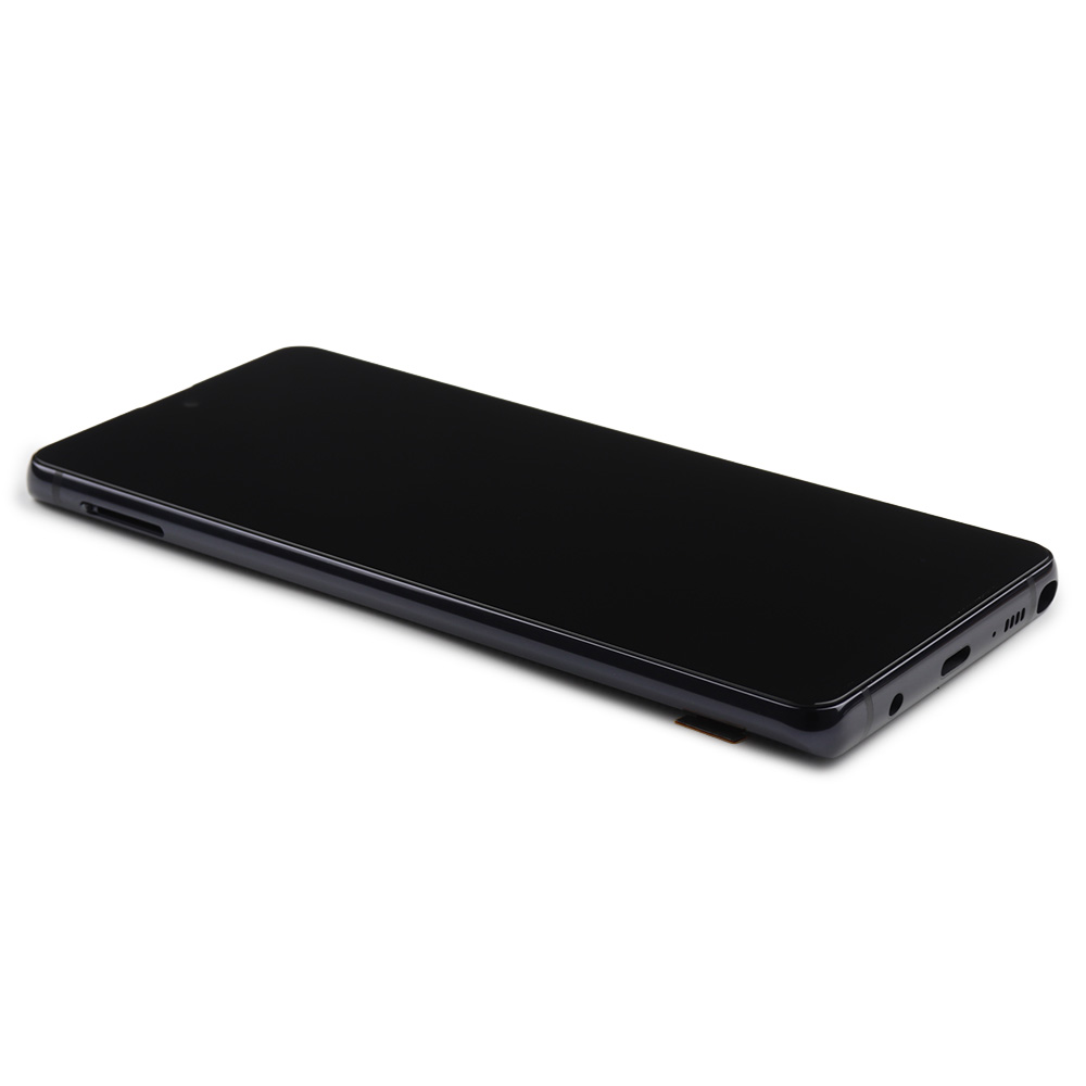 Display Complete with Housing For Samsung Galaxy Note 10 Lite (N770F) Black In-Cell