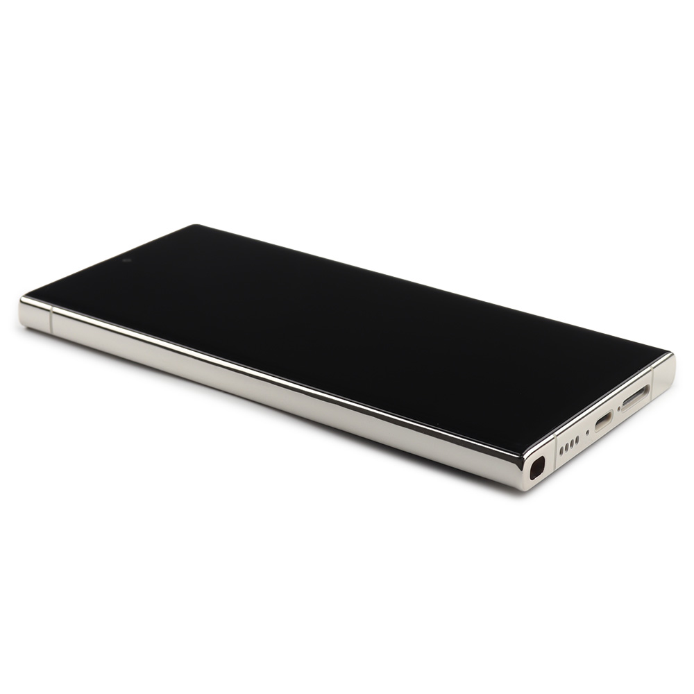 Display Complete with Housing For Samsung Galaxy S23 Ultra (SM-S918B) Cream In-Cell