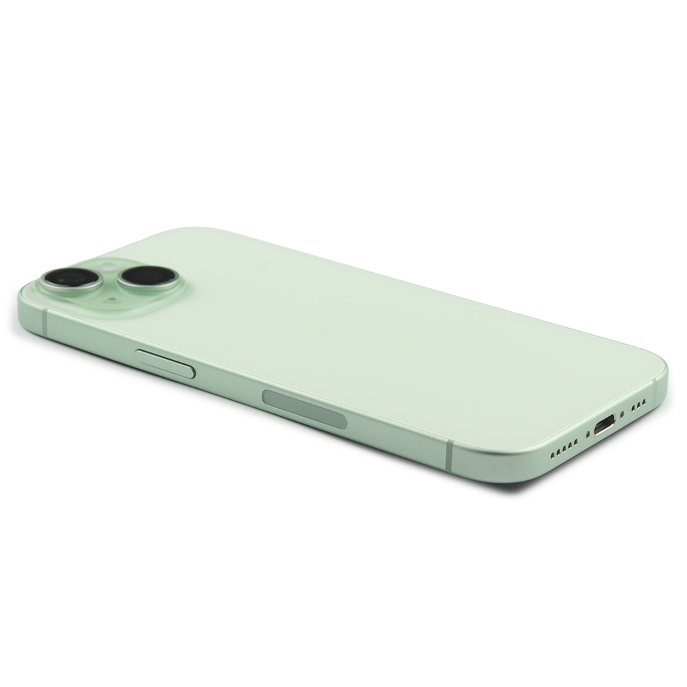 Rear Housing with small parts (US Version) For iPhone 15 Green Titanium Pulled