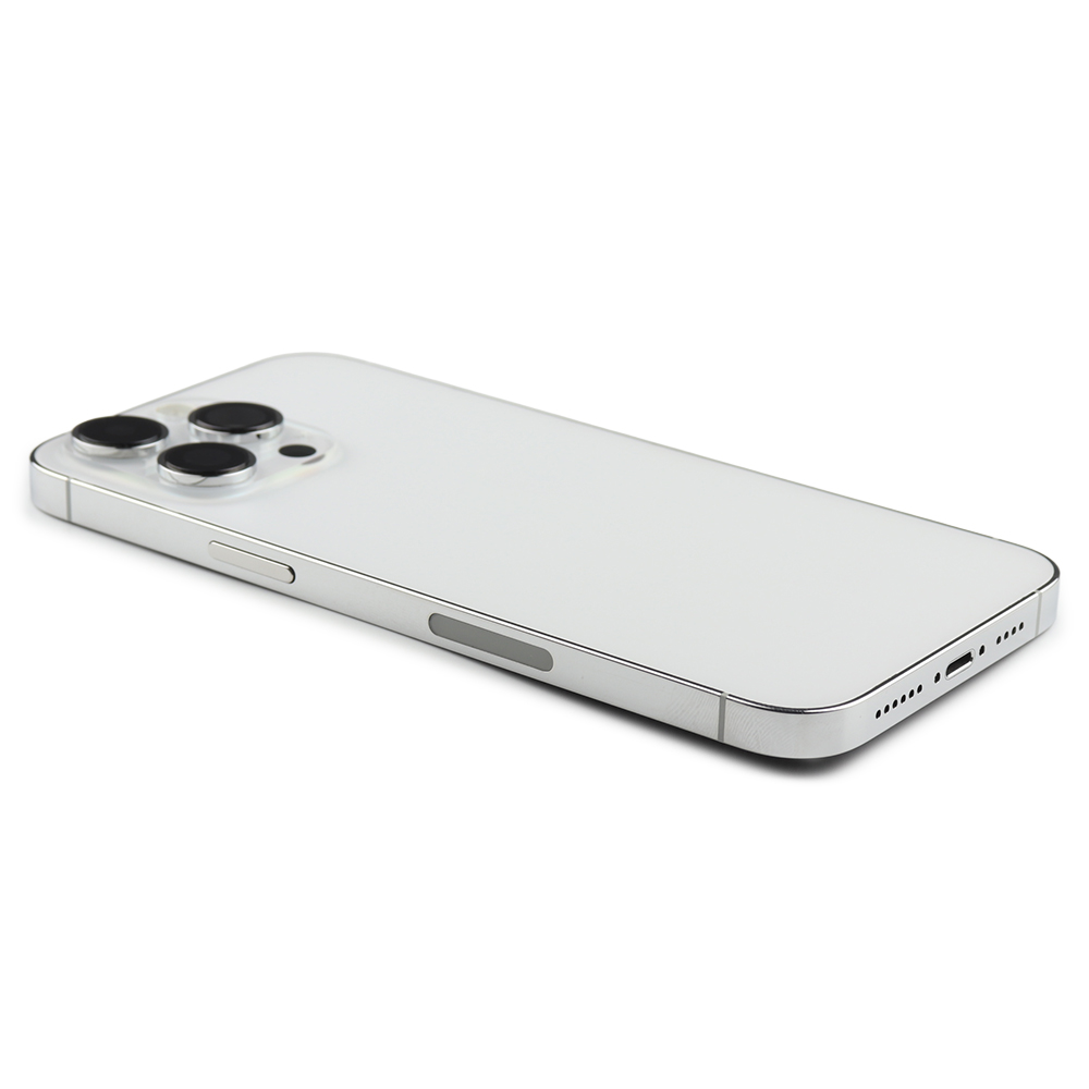 Rear Housing with small parts (US Version) For iPhone 14 Pro Max White Pulled