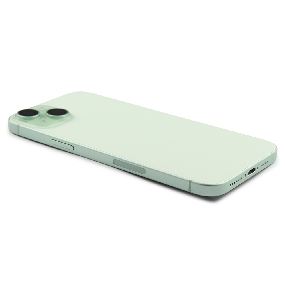 Rear Housing with small parts (US Version) For iPhone 15 Plus Green Titanium Pulled