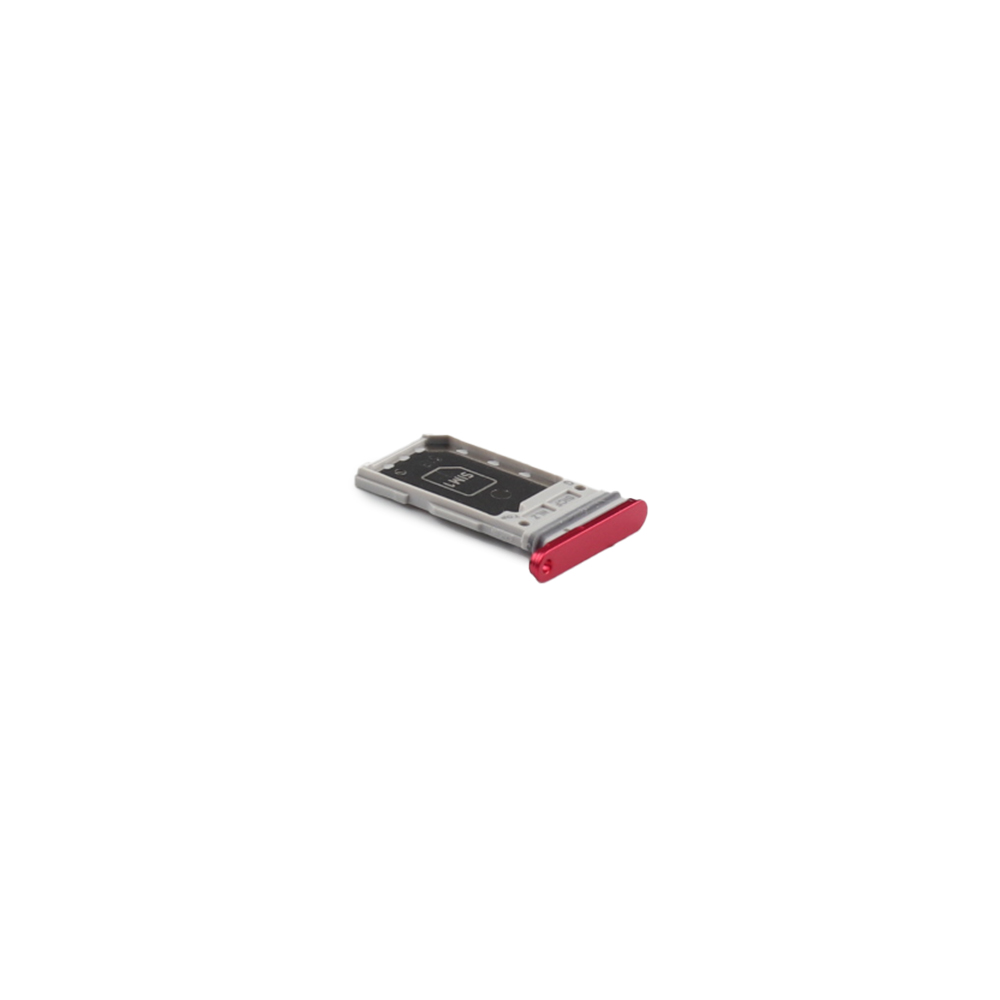 Dual Sim Holder For Samsung Galaxy S25 (SM-S931B)/ S25 Plus (SM-S936B) Coral Red OEM-Equivalent