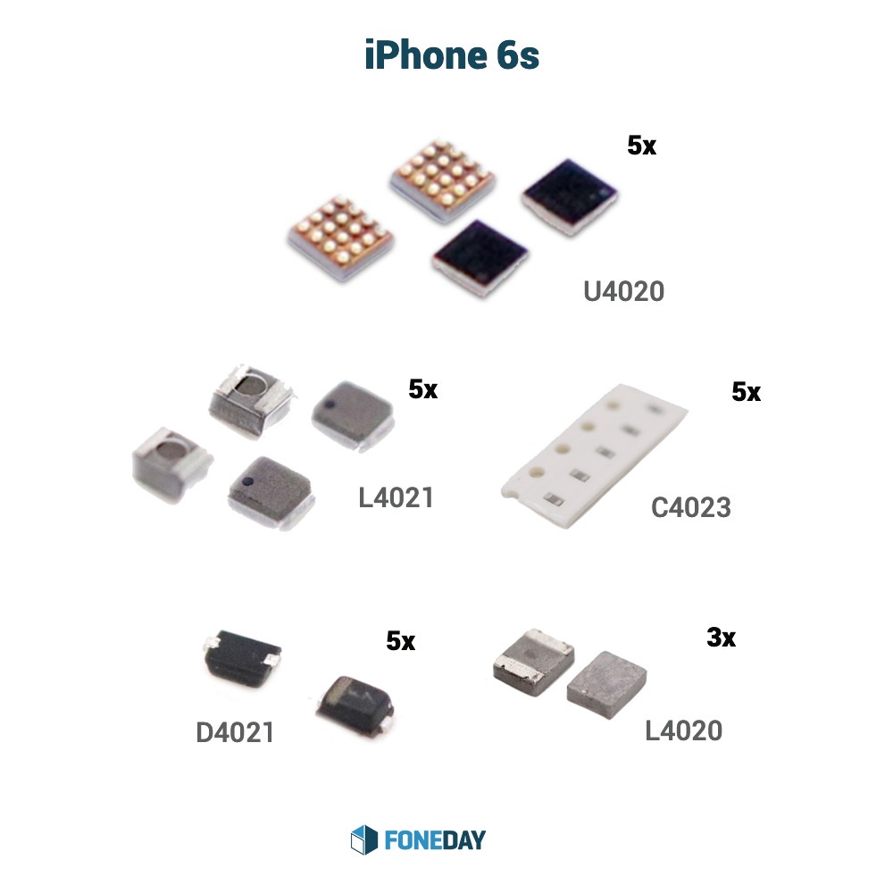 Backlight Circuit Complete Set (per unit 5 pieces) For iPhone 6s OEM-Equivalent