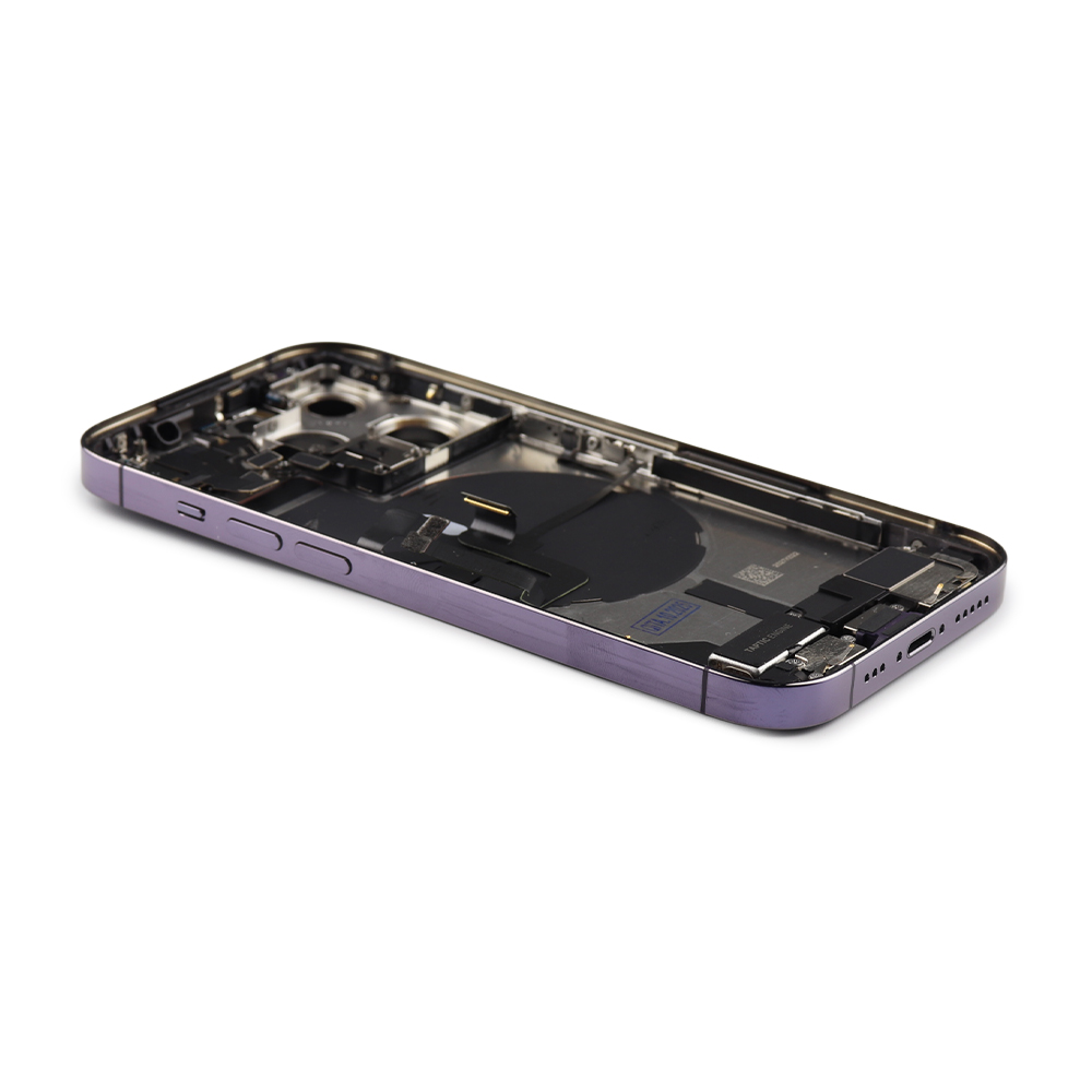 Rear Housing with small parts (US Version) For iPhone 14 Pro Purple Pulled
