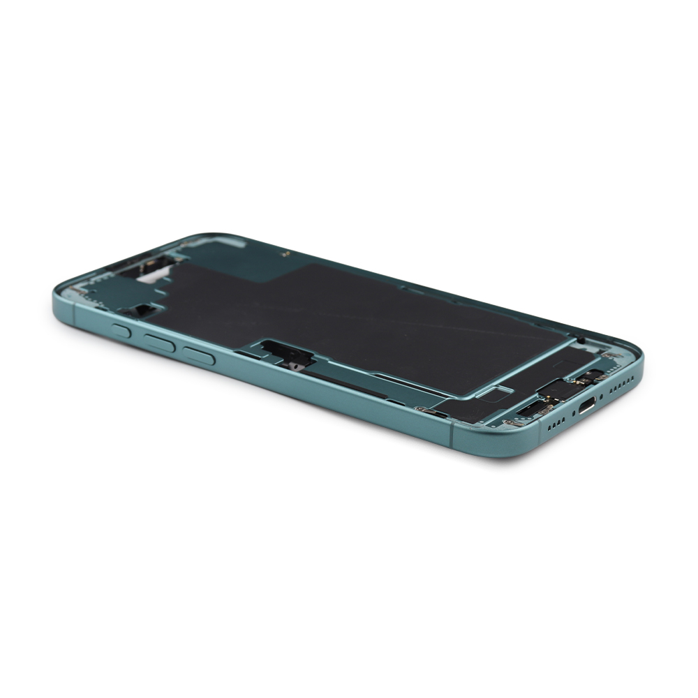 Middle Frame With Power And Volume Button (US Version) For iPhone 16 Plus Teal Pulled