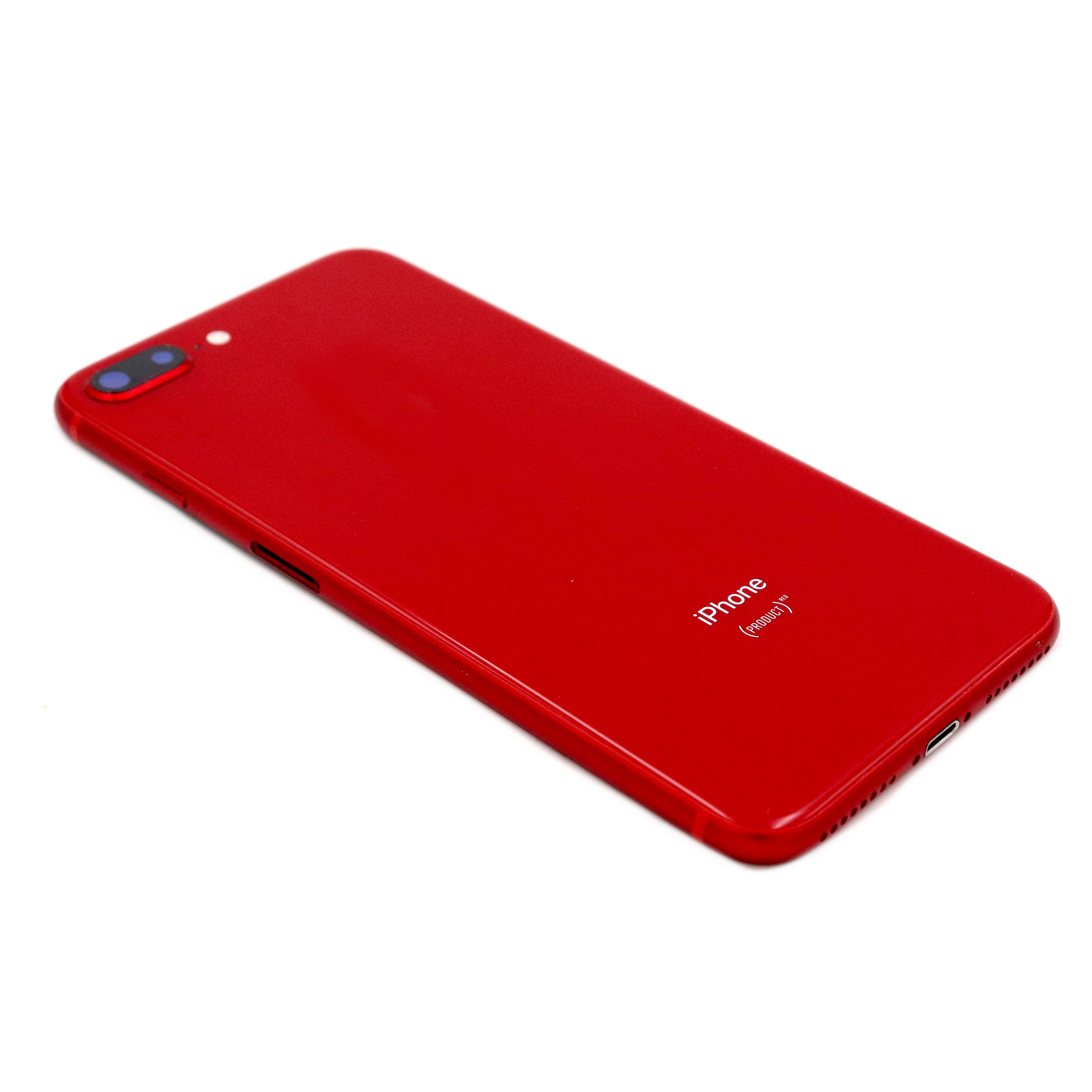 Rear Housing with small parts For iPhone 8 Plus Red Pulled