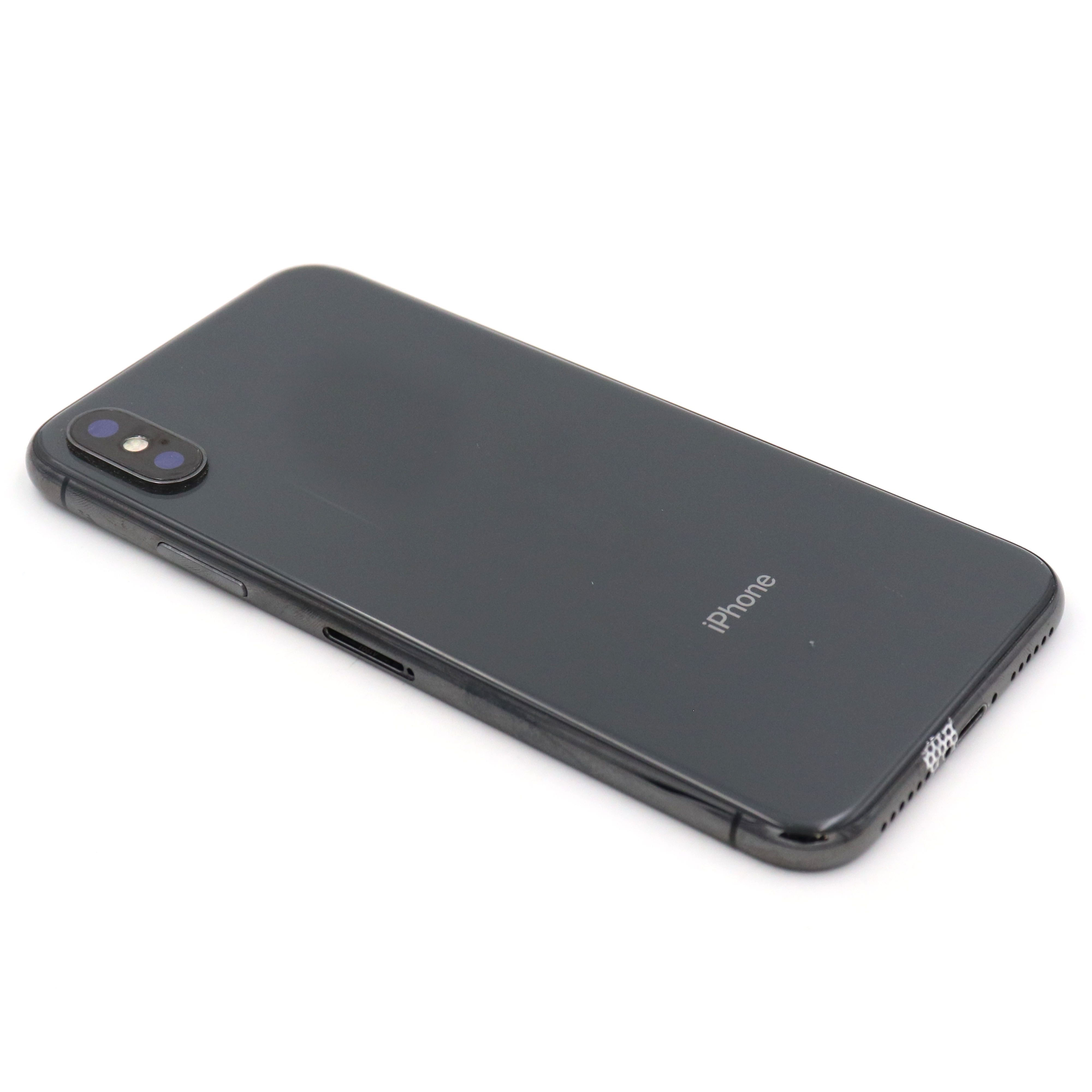 Rear Housing For iPhone X Black Refurbished