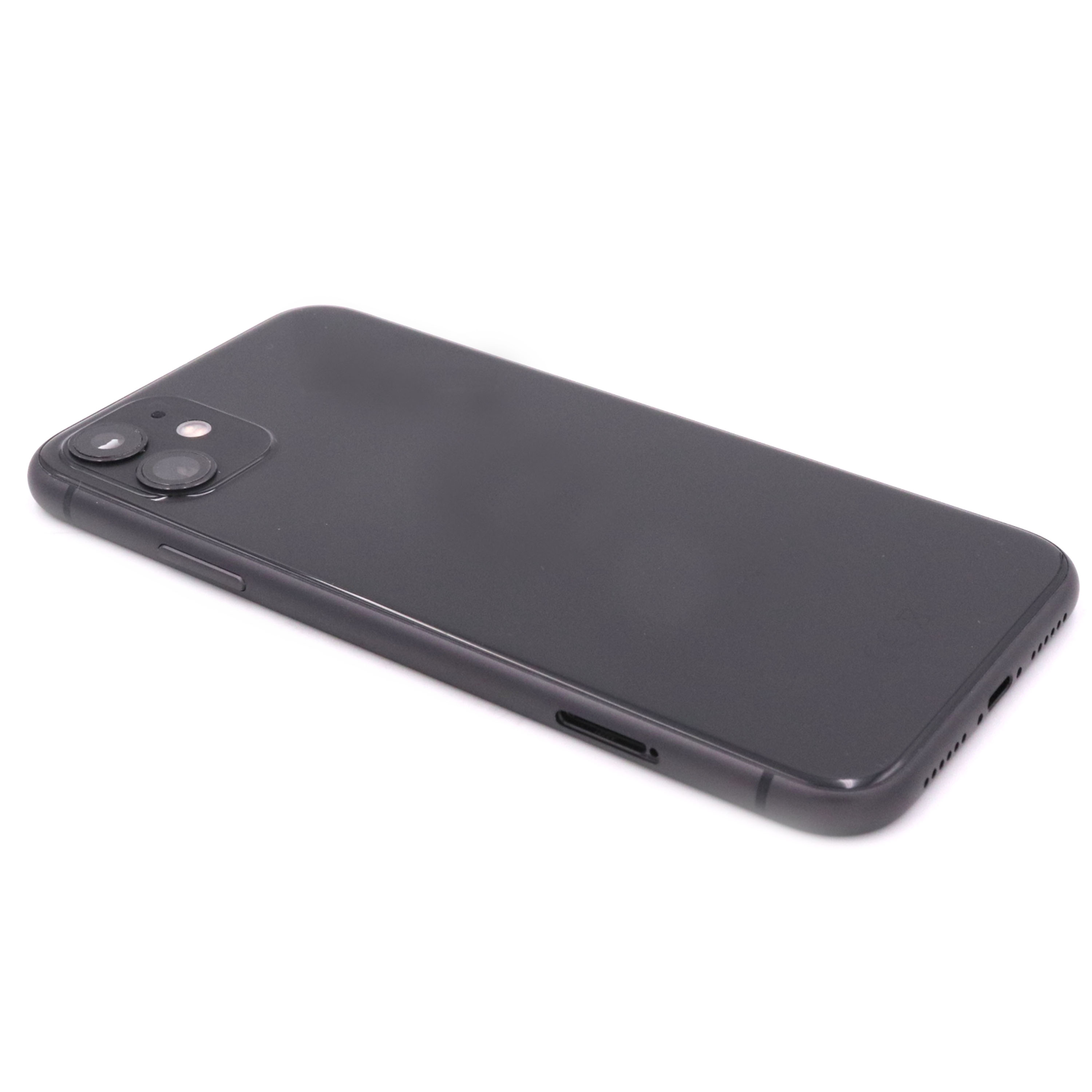 Rear Housing with small parts For iPhone 11 Black Pulled