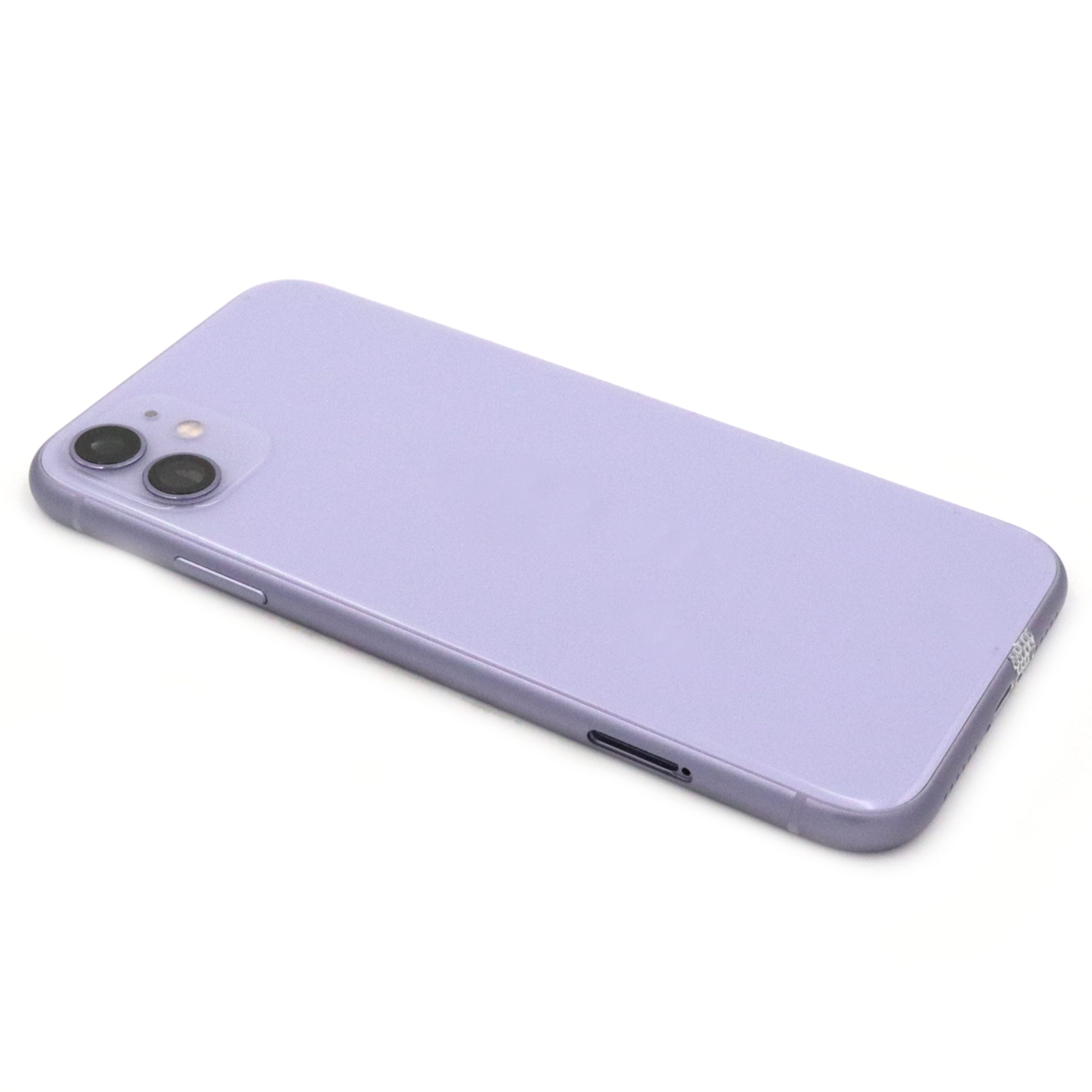 Rear Housing with small parts For iPhone 11 Purple Pulled