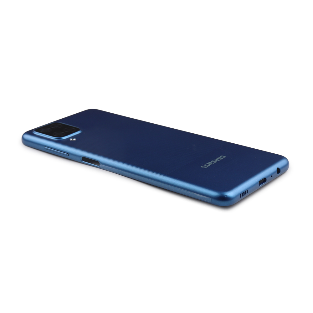 Back Cover For Samsung Galaxy A12 Blue Service Pack