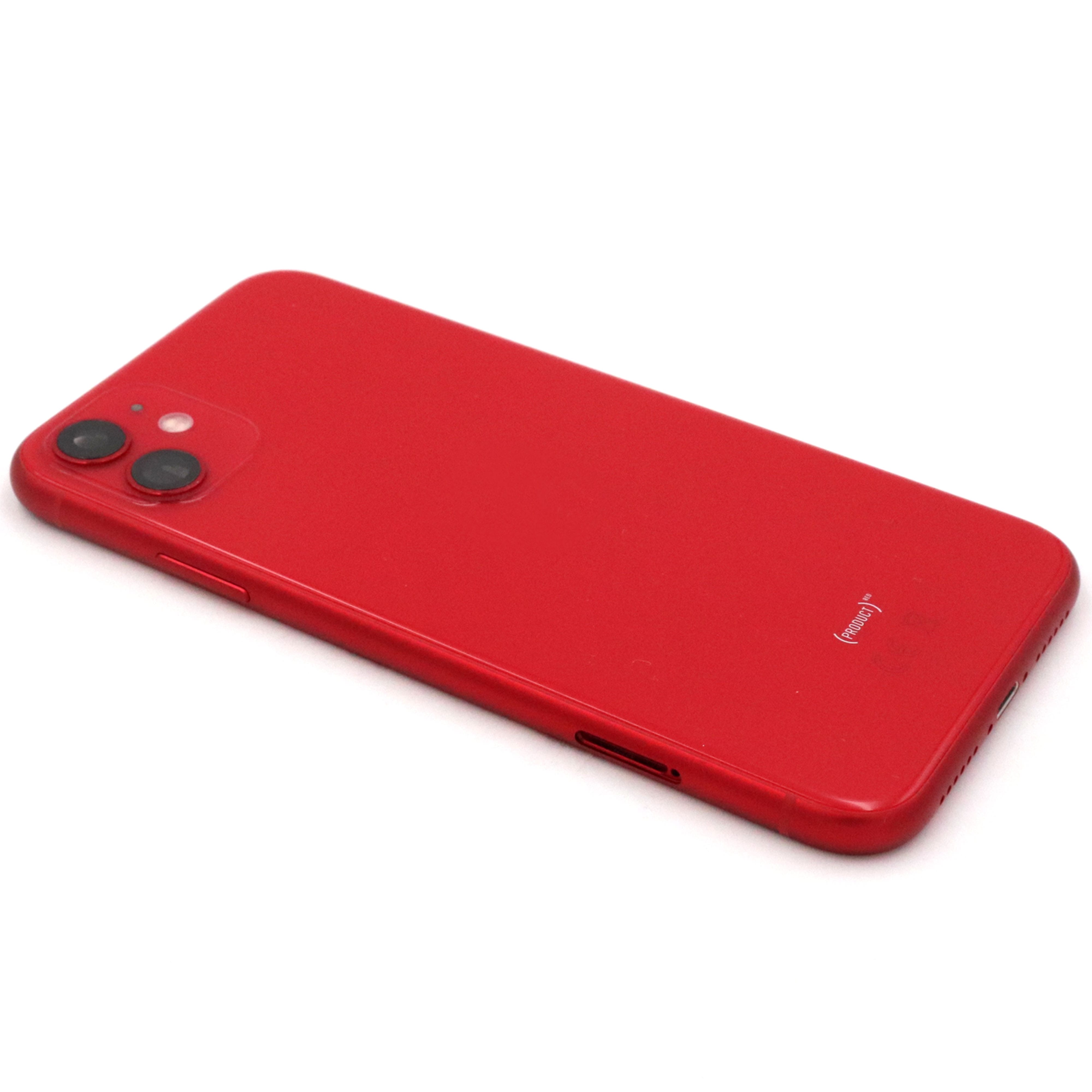 Rear Housing with small parts For iPhone 11 Red Pulled