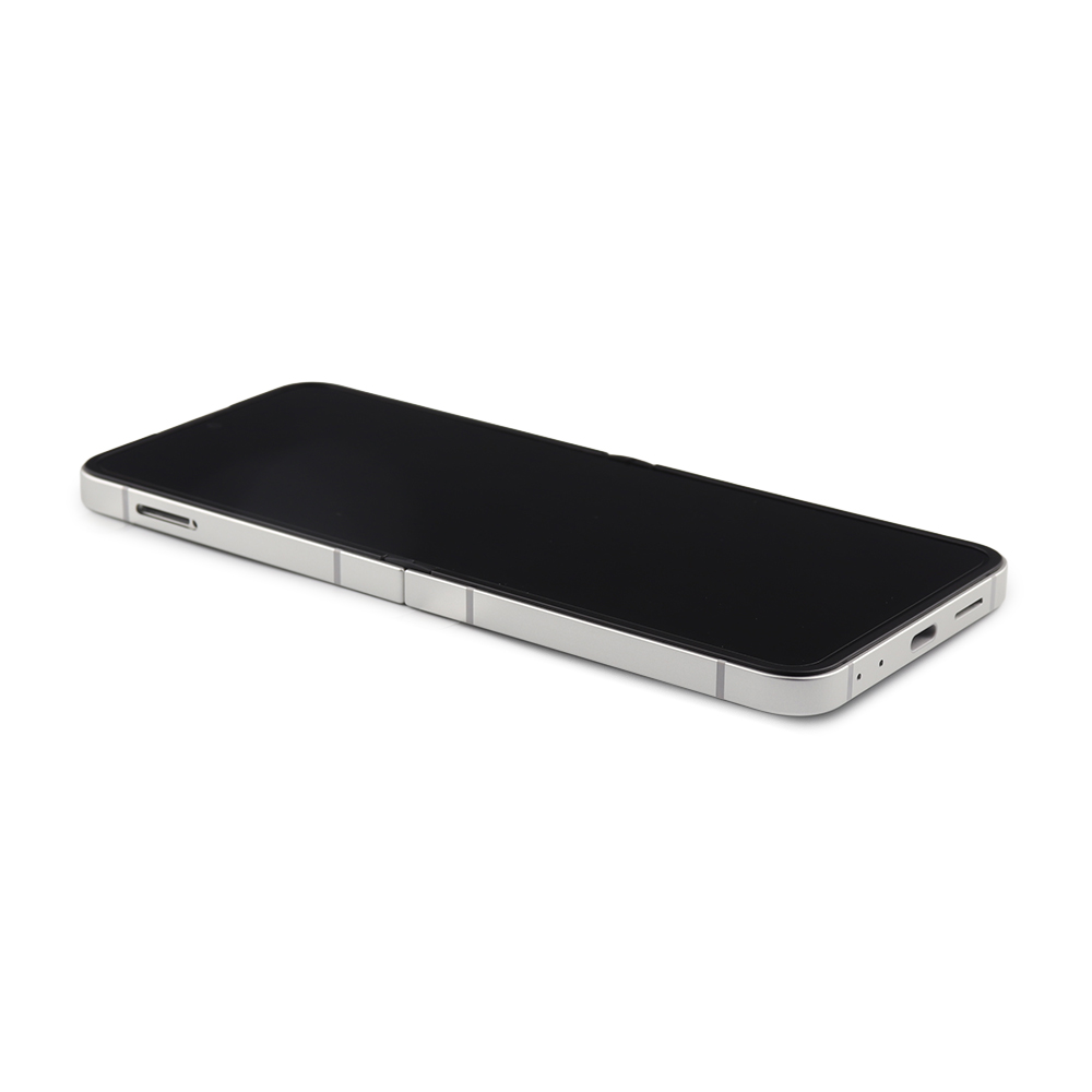 Display Complete With Housing For Samsung Galaxy Z Flip7 FE (SM-F761B) White Service Pack