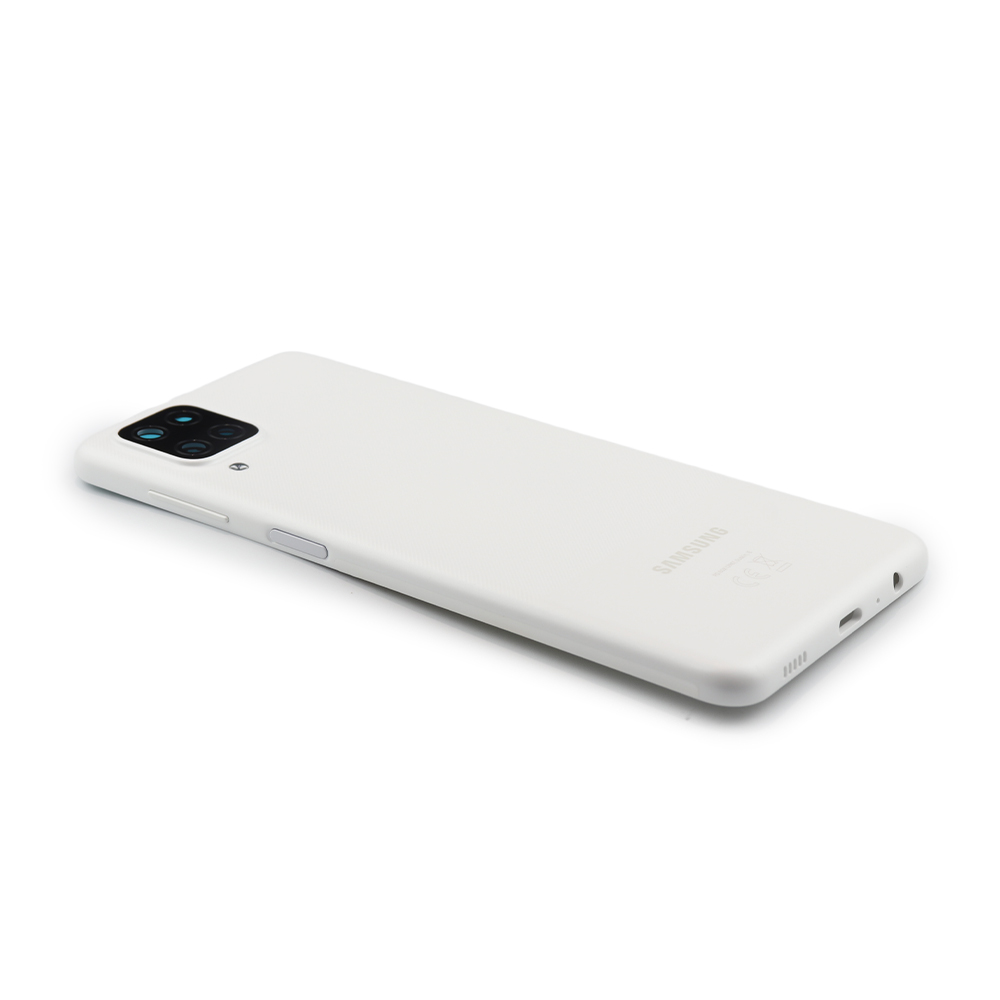 Back Cover For SamsungGalaxy A12 White Service Pack