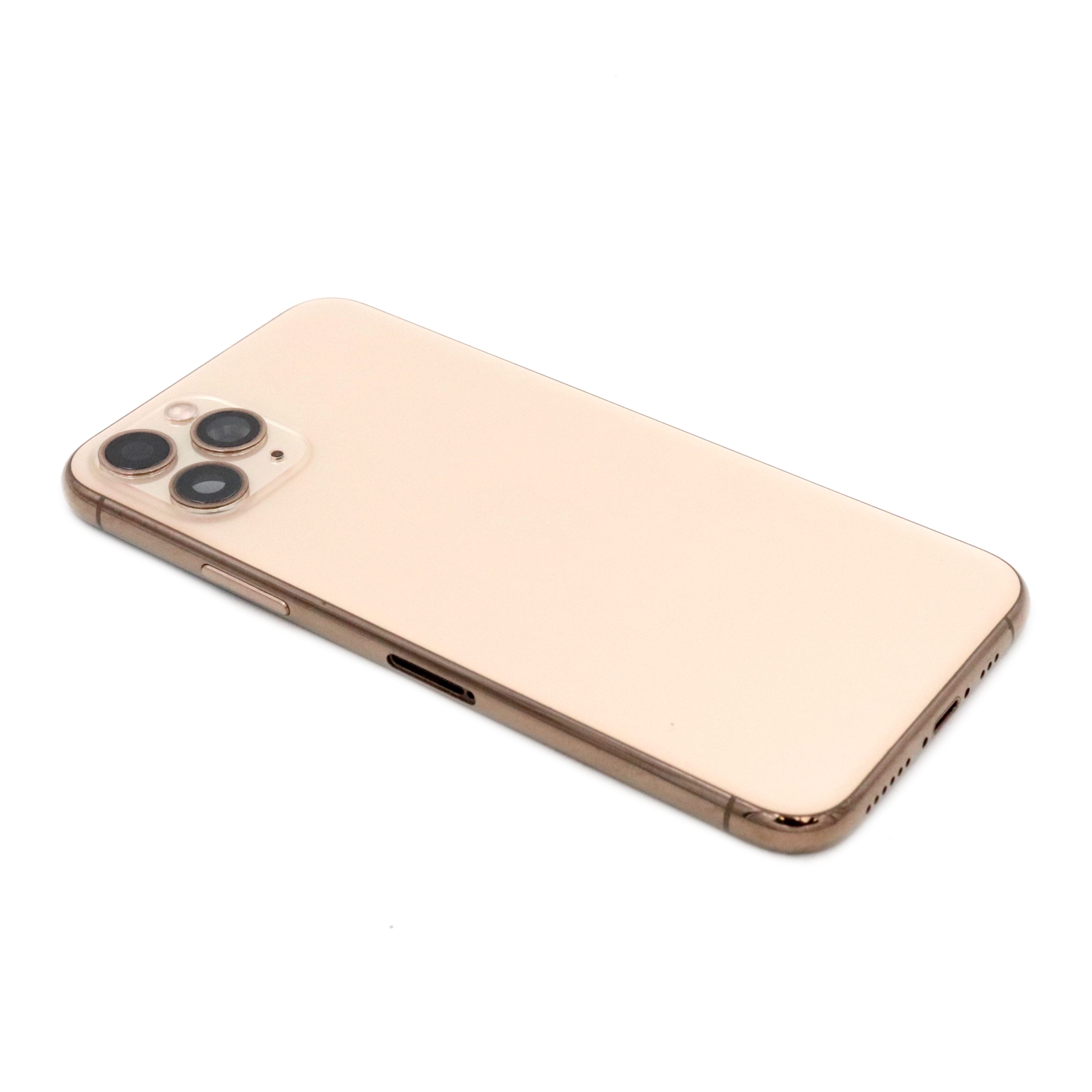 Rear Housing with small parts For iPhone 11 Pro Gold Pulled