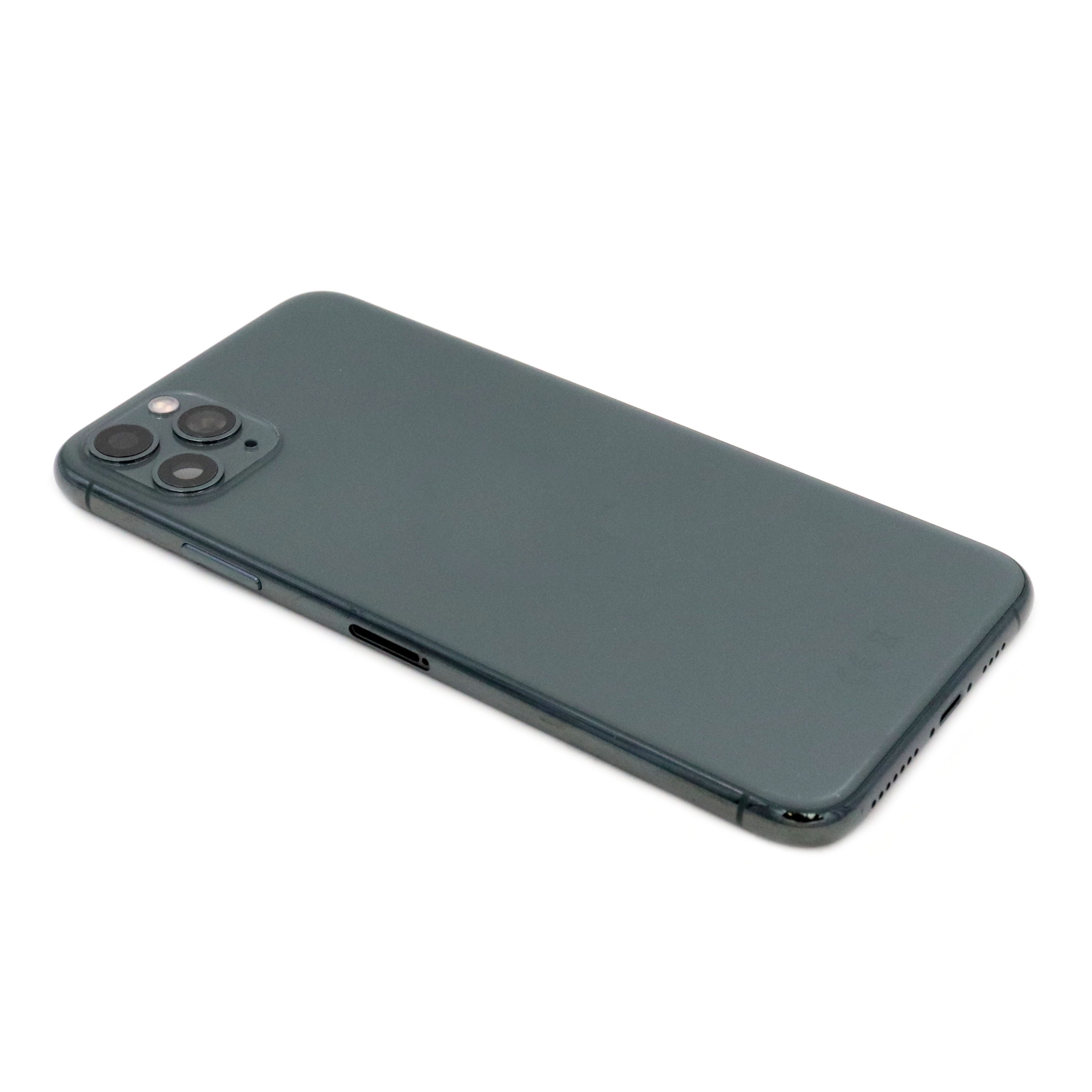 Rear Housing with small parts For iPhone 11 Pro Green Pulled