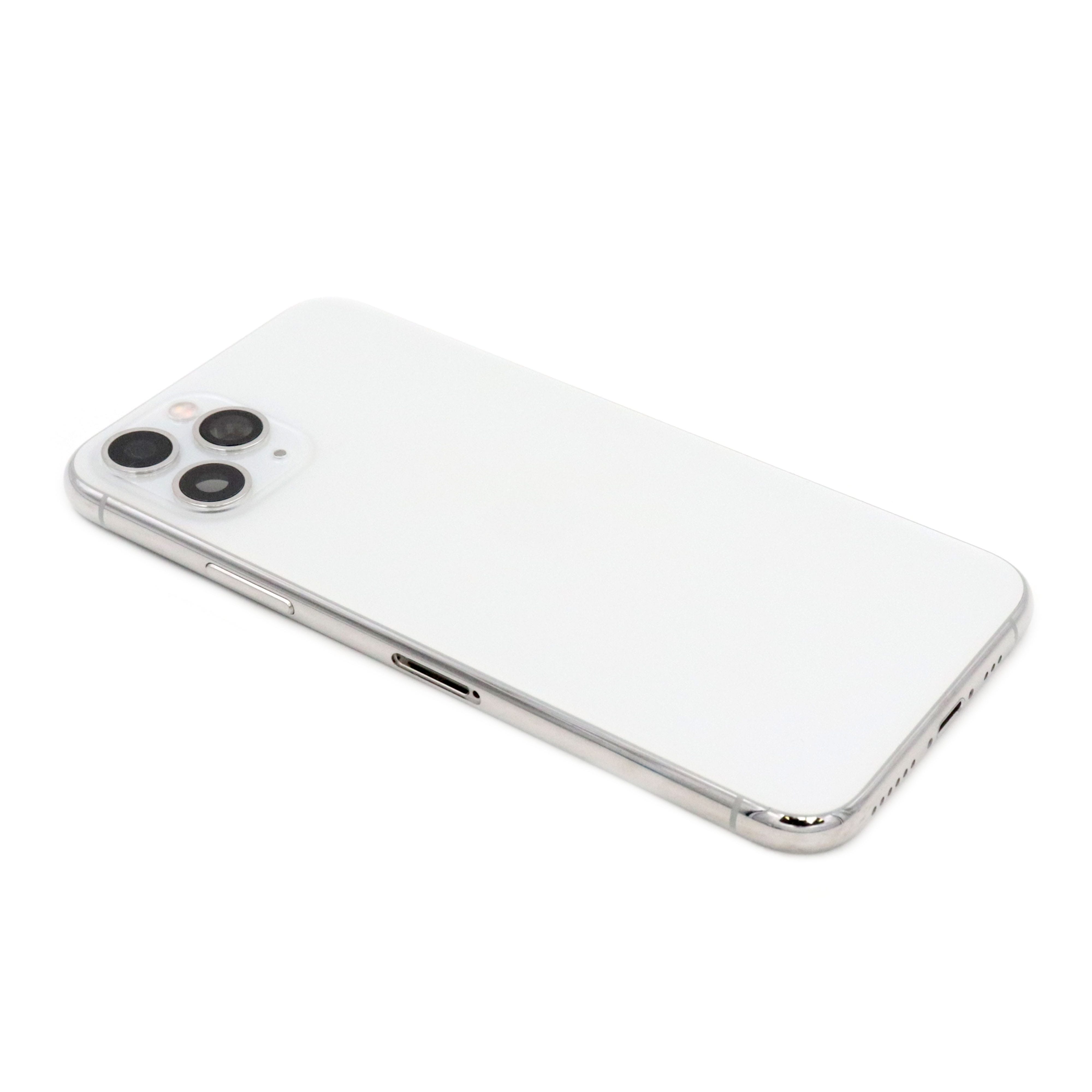 Rear Housing with small parts For iPhone 11 Pro White Pulled