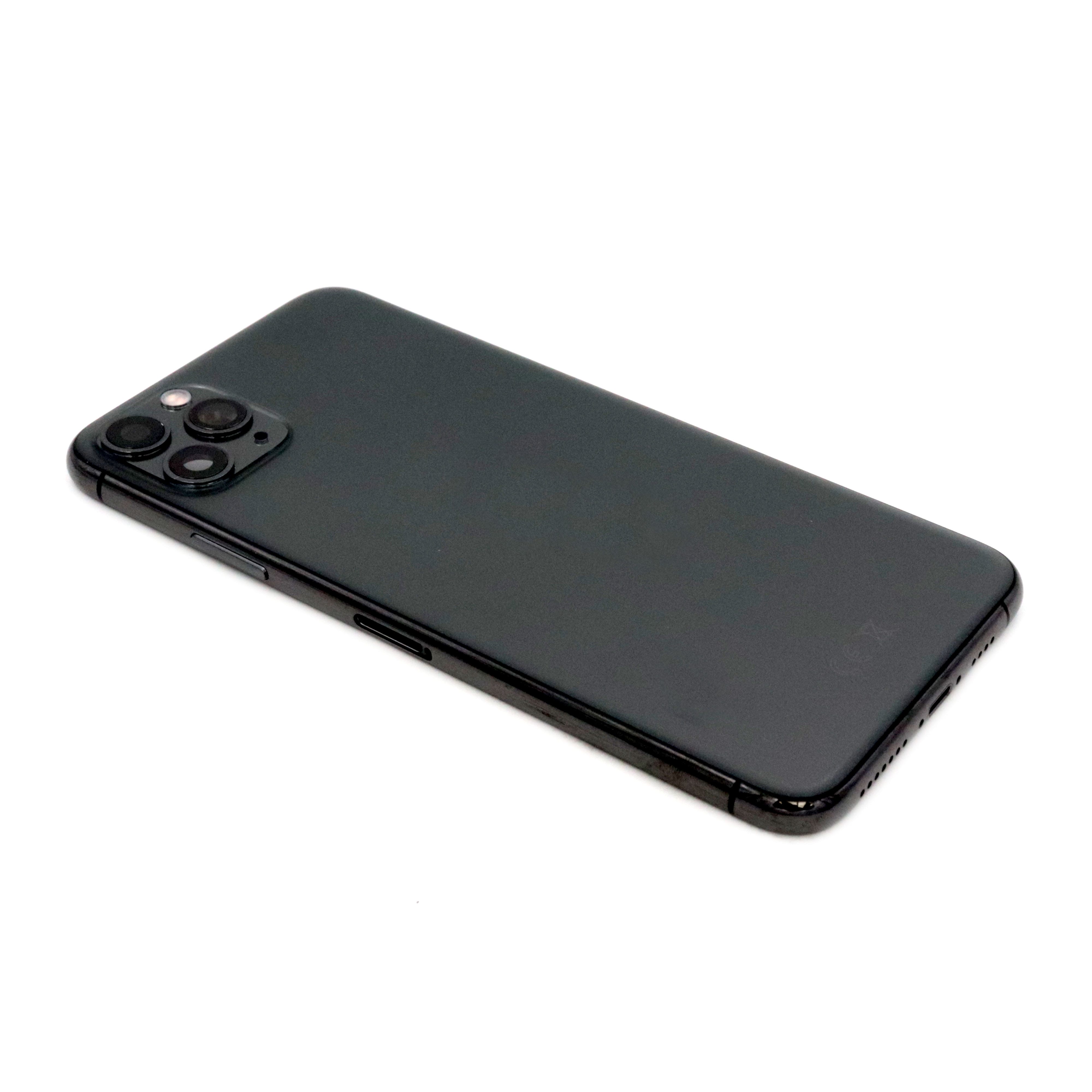 Rear Housing with small parts For iPhone 11 Pro Max Black Pulled