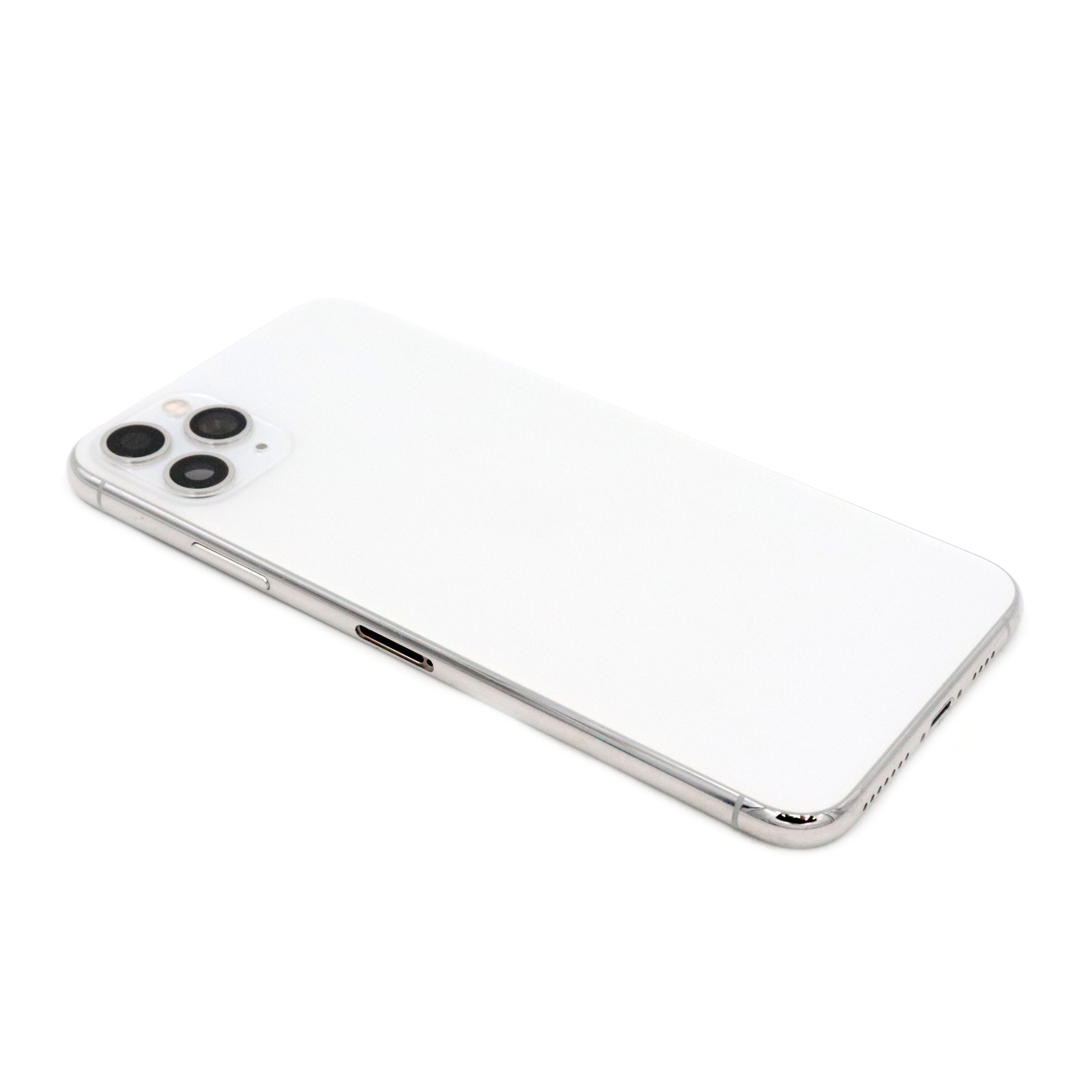 Rear Housing with small parts For iPhone 11 Pro Max White Pulled