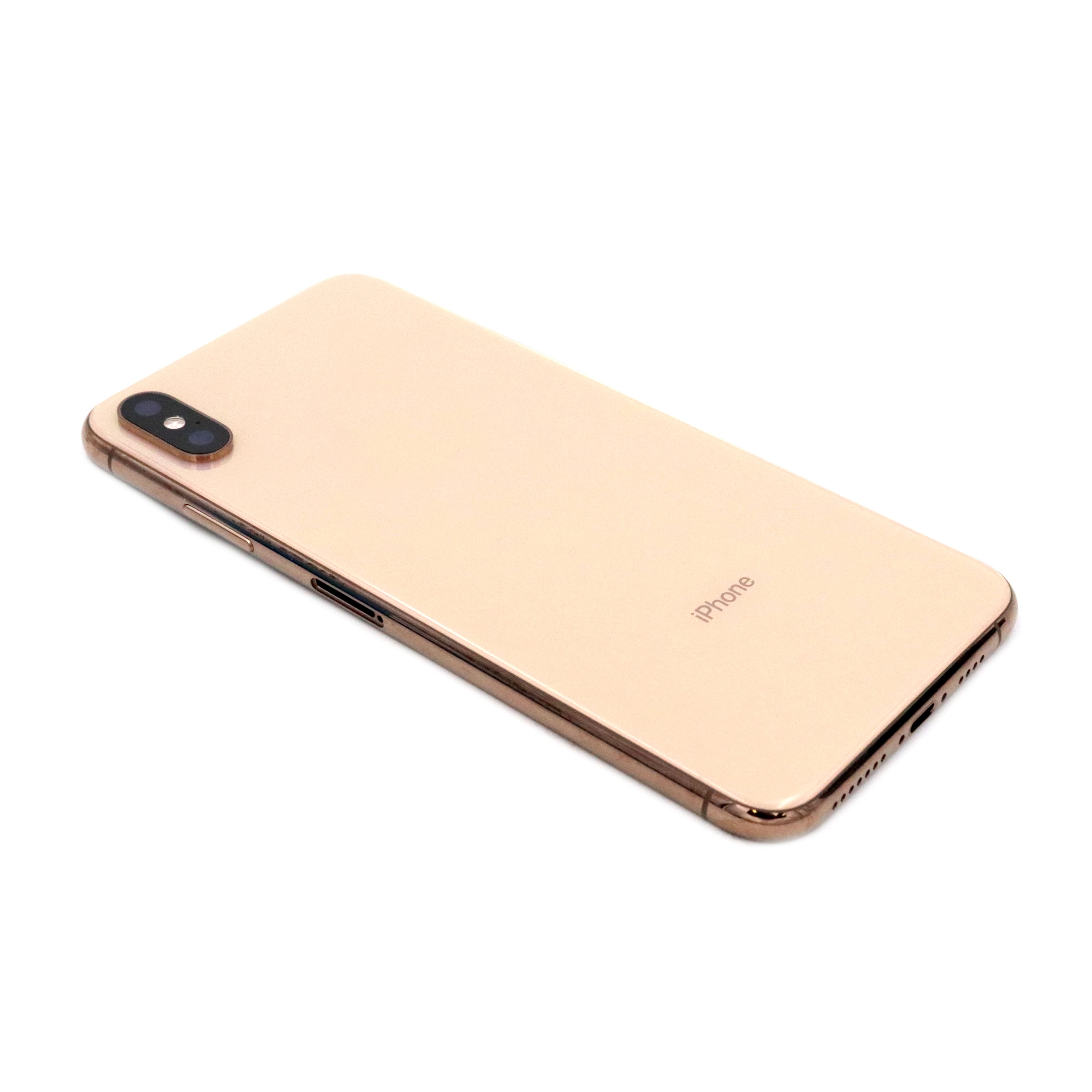 Rear Housing With Parts For iPhone Xs Max Gold Pulled