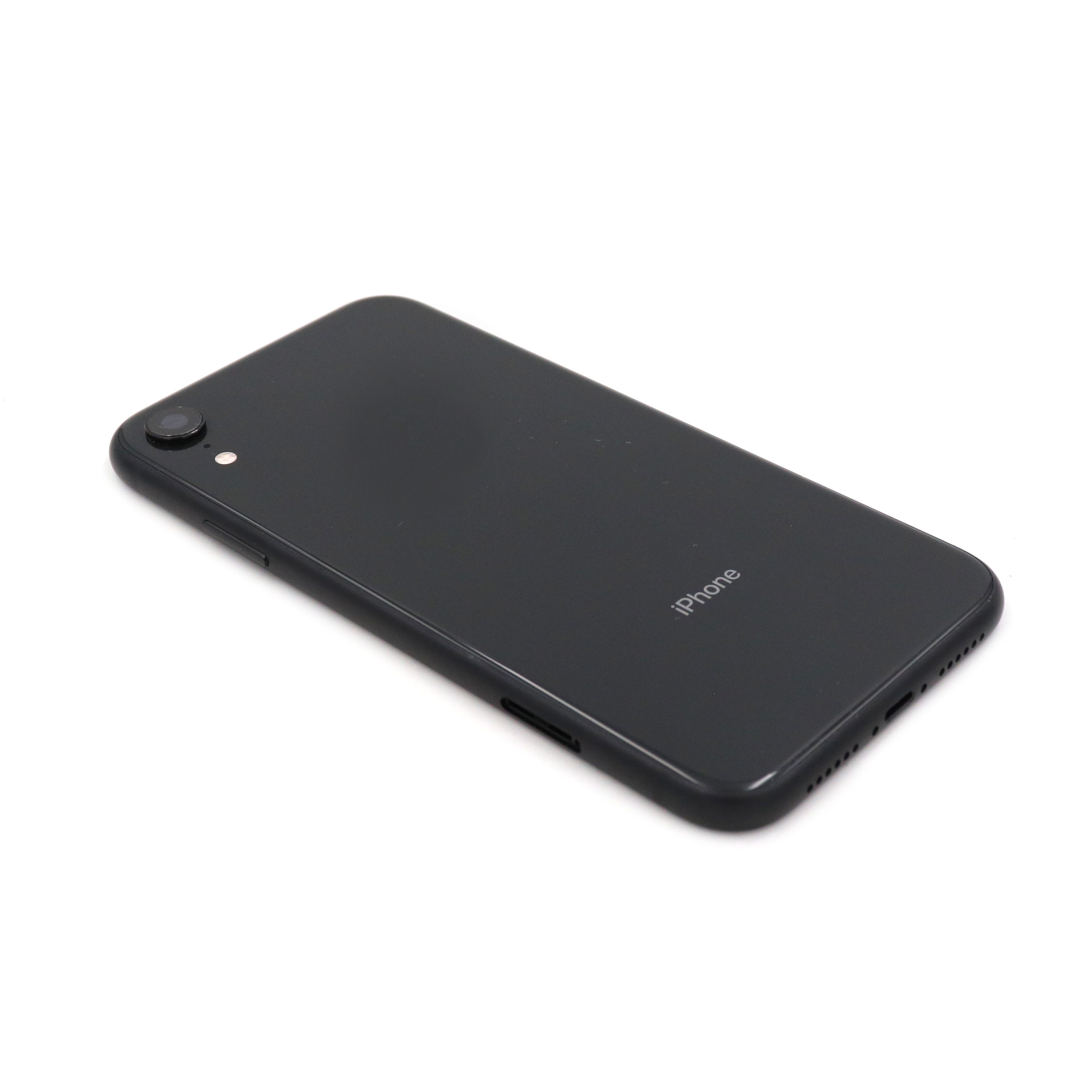 Rear Housing with small parts For iPhone Xr Black Pulled