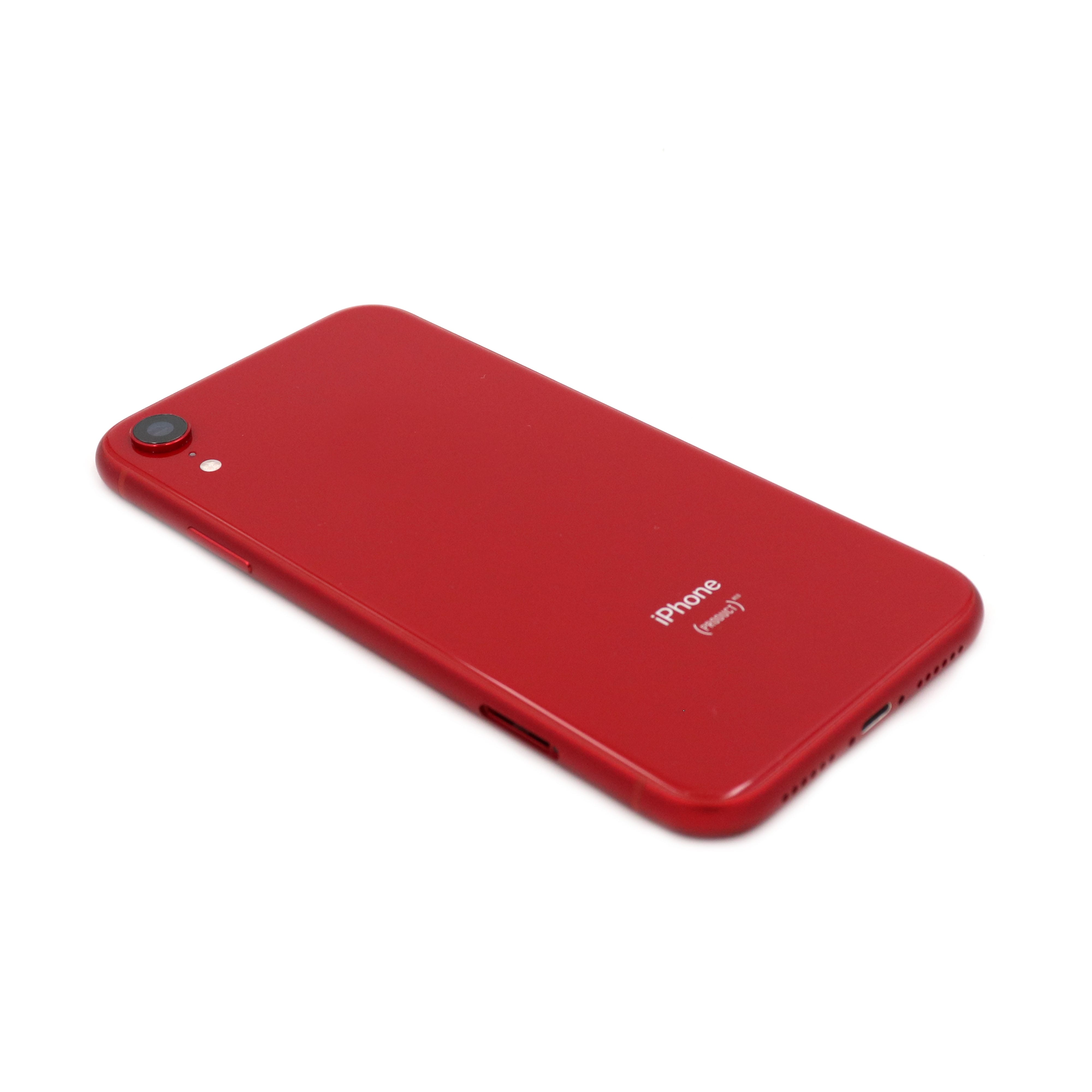 Rear Housing with small parts For iPhone Xr Red Pulled