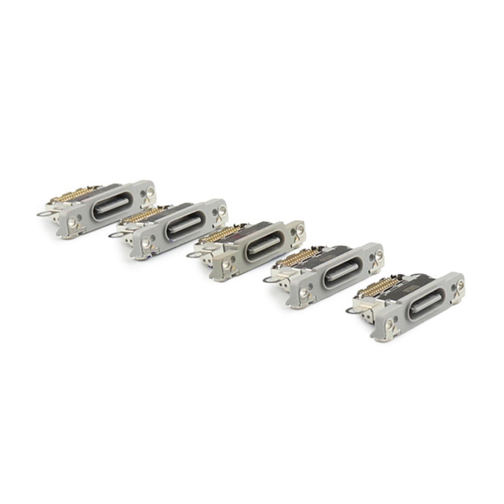 Charging Port ( 5 Pieces , Soldering Required) For iPhone 16 Pro /16 Pro Max White Titanium OEM-Equivalent