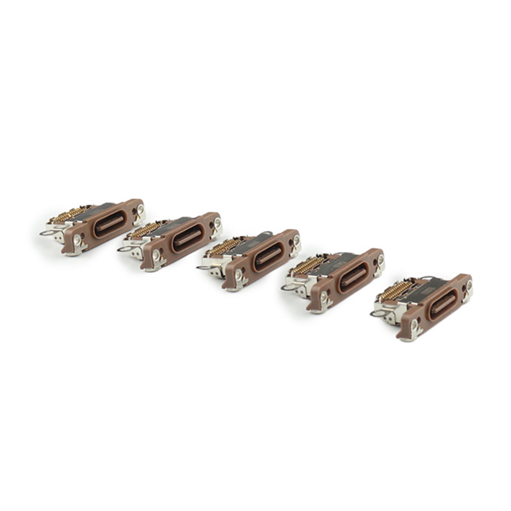 Charging Port ( 5 Pieces , Soldering Required) For iPhone 16 Pro /16 Pro Max Desert Titanium OEM-Equivalent