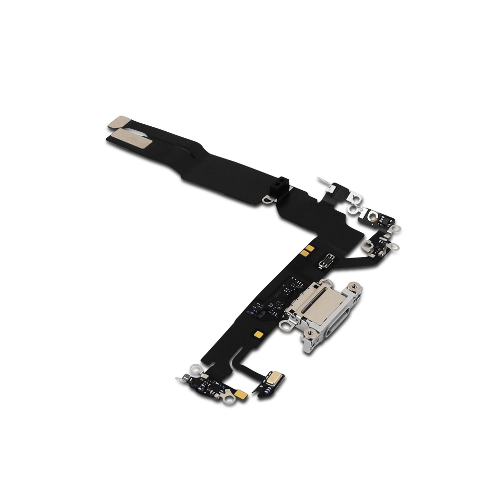 Charging Connector For Apple iPhone 17 White Pulled