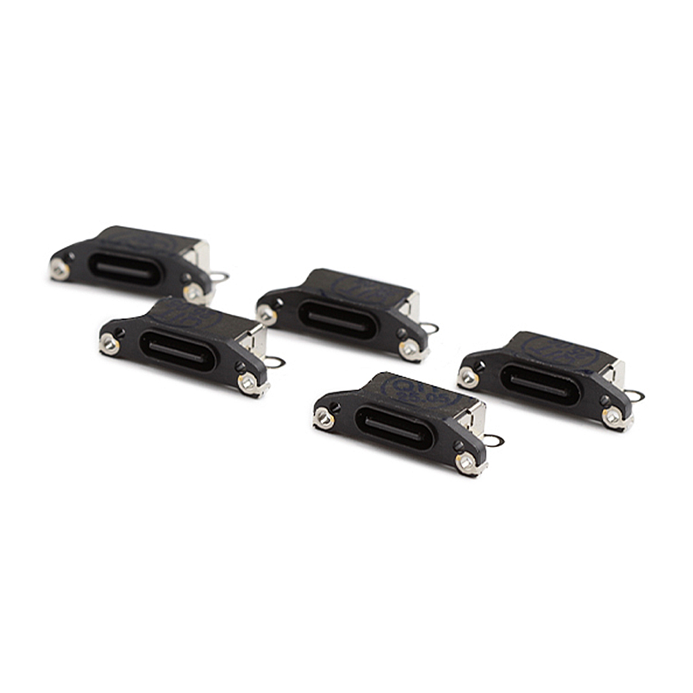 Charging Port ( 5 Pieces , Soldering Required) For iPhone 15 Pro /15 Pro Max Black Titanium OEM-Equivalent