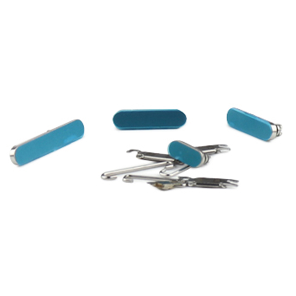 Housing Button Set (Power, Volume, Switch) For iPhone 15 Pro/ 15 Pro Max White Titanium OEM-Equivalent