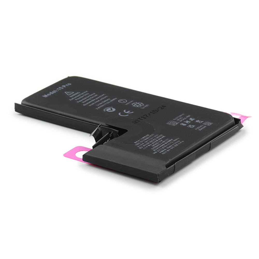 FDX Battery (with Adhesive) High Capacity (3400mAh) For iPhone 15 Pro OEM-Equivalent