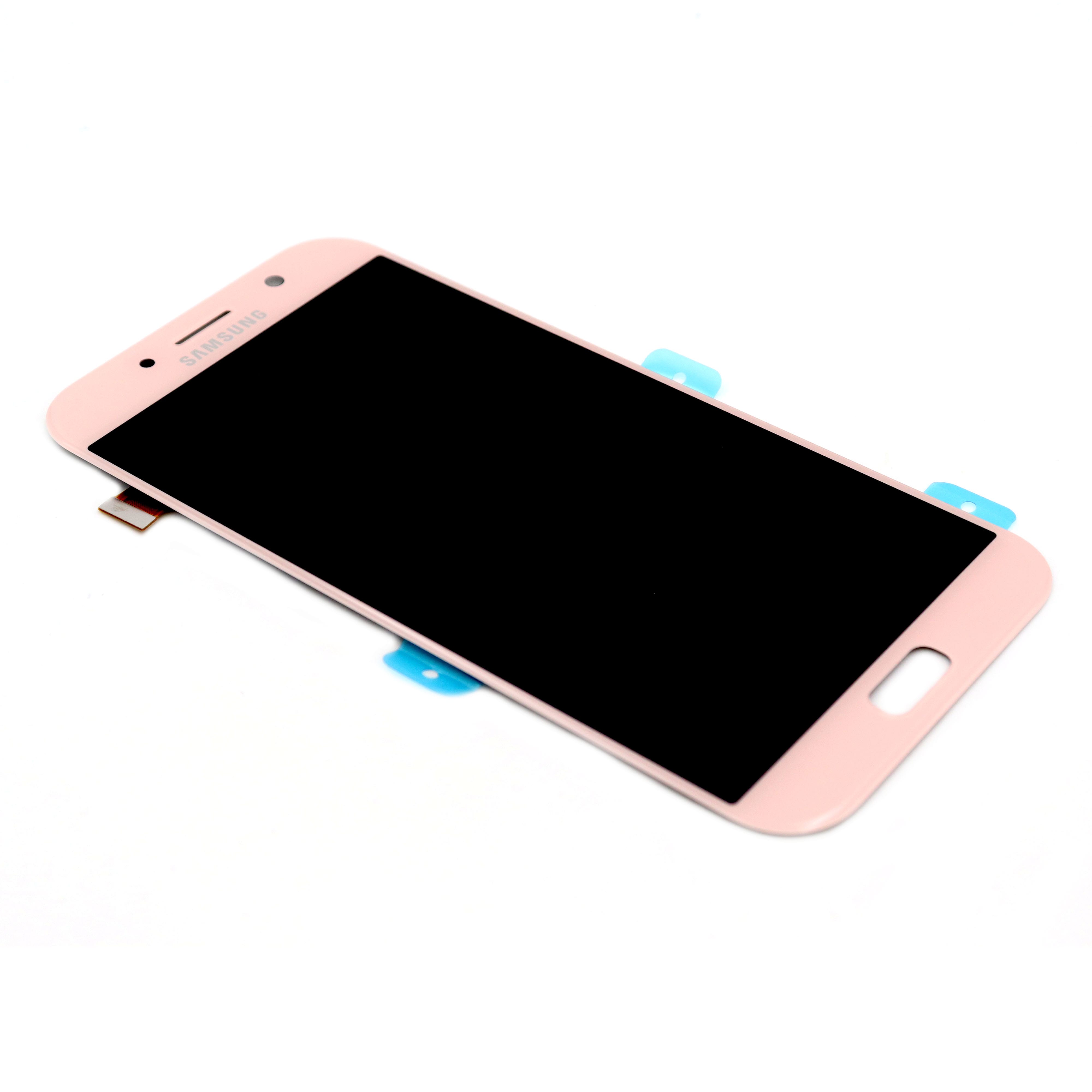 Display For Samsung Galaxy A7 2017 (A720F) Pink Service Pack