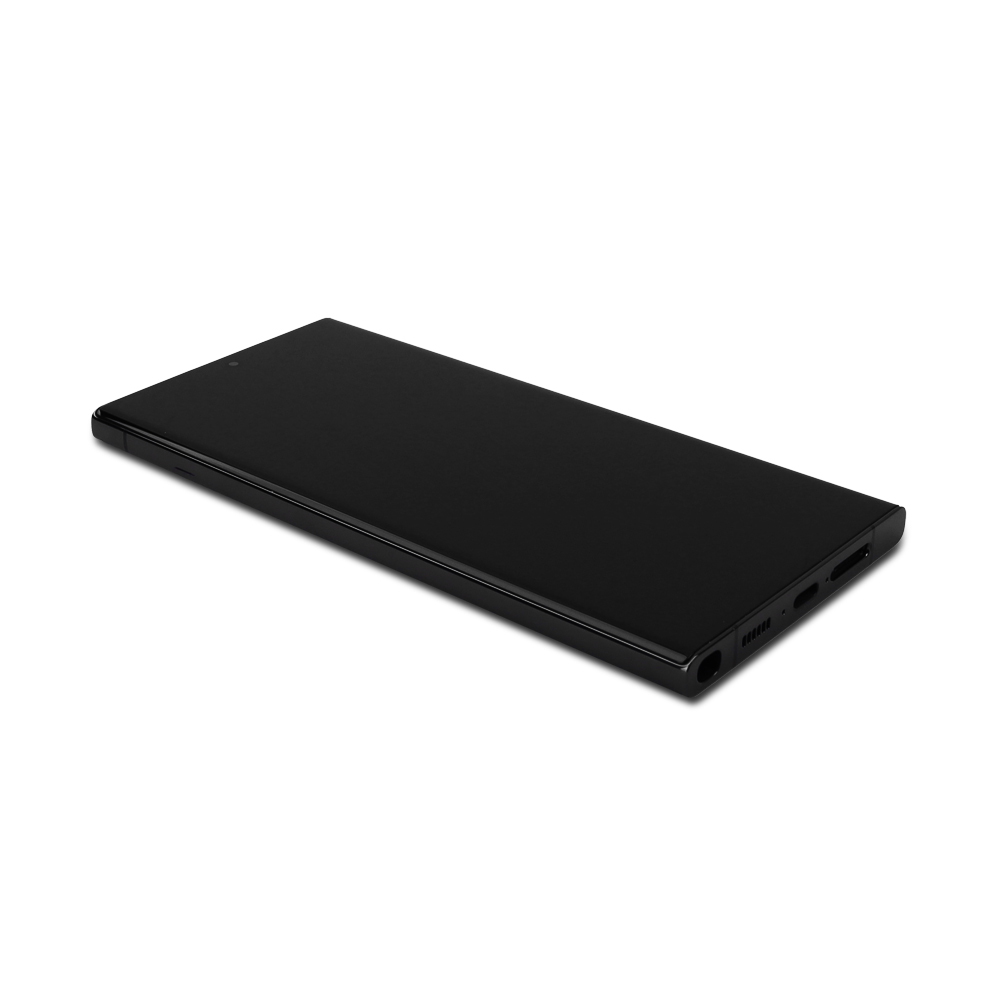 Display Complete with Housing For Samsung Galaxy S23 Ultra (SM-S918B) Black Soft Oled