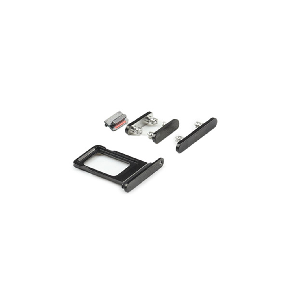 Housing Button Set For iPhone 14 Pro Max Black OEM-Equivalent
