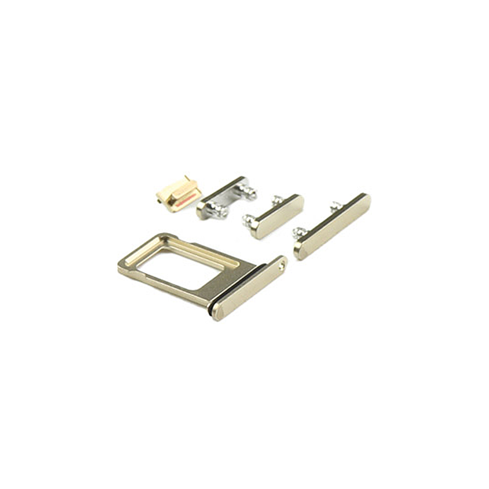 Housing Button Set For iPhone 14 Pro Gold Max OEM-Equivalent