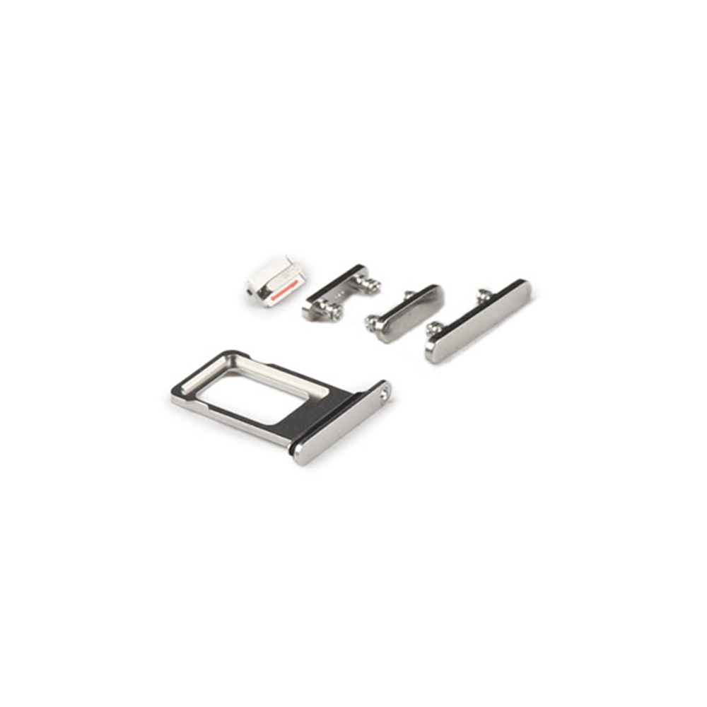 Housing Button Set For iPhone 14 Pro Max Silver OEM-Equivalent