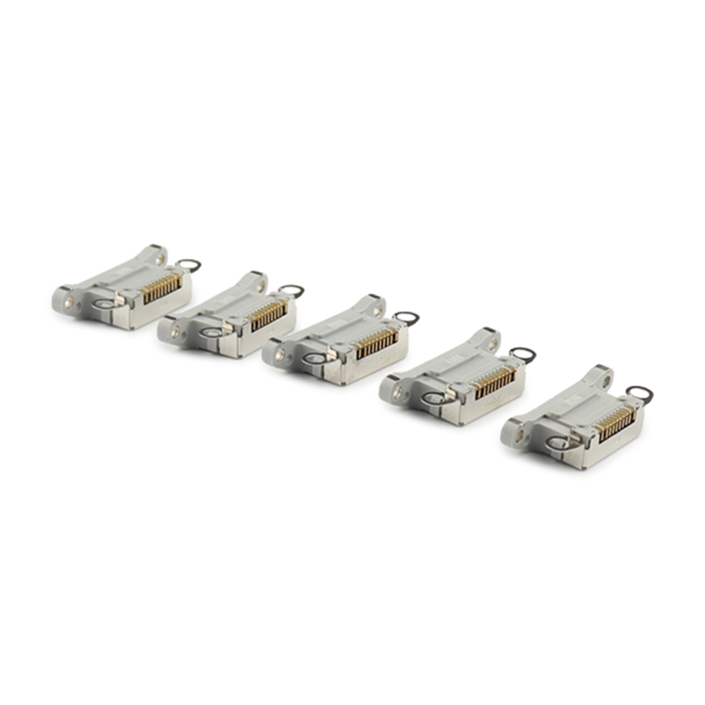Charging Port ( 5 Pieces , Soldering Required) For iPhone 14 Pro /14 Pro Max White OEM-Equivalent