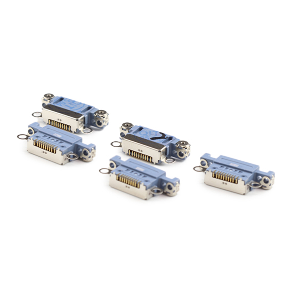Charging Port ( 5 Pieces , Soldering Required) For iPhone 14/14 Plus Blue OEM-Equivalent
