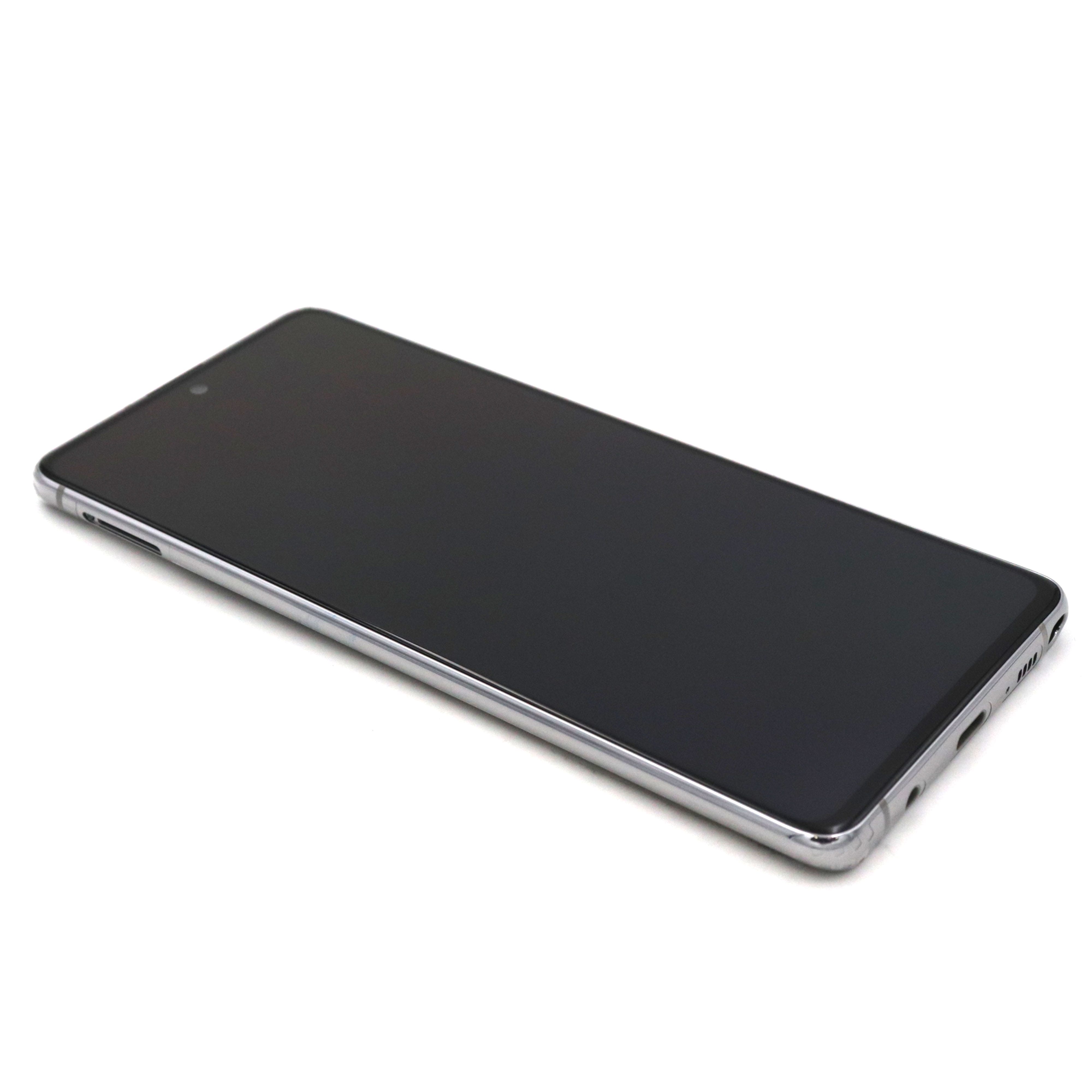 Display Complete with Housing For Samsung Galaxy Note 10 Lite (N770F) Silver Service Pack
