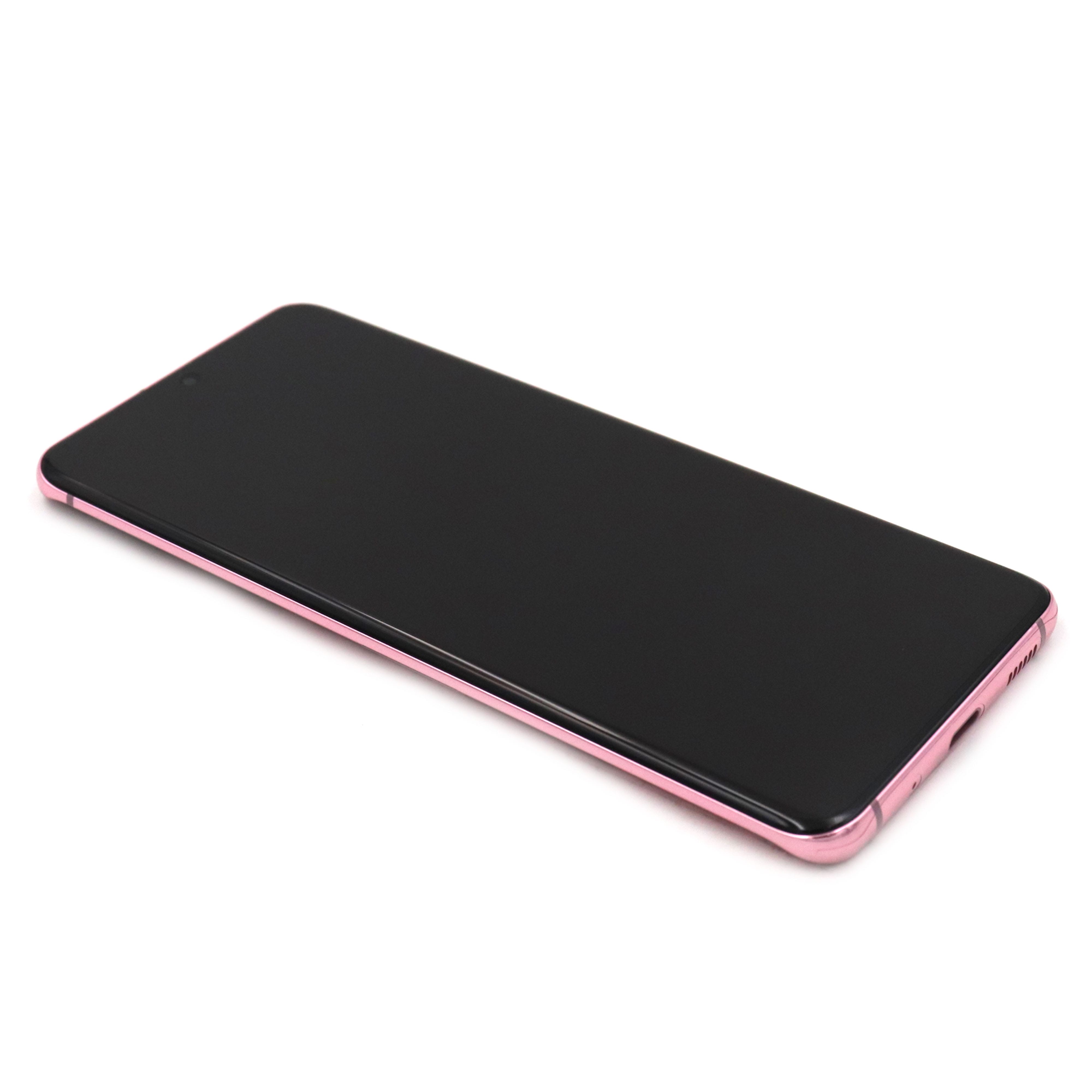 Display Complete with Housing For Samsung Galaxy S20 4G SM-G980F / 5G SM-G981B Pink Service Pack