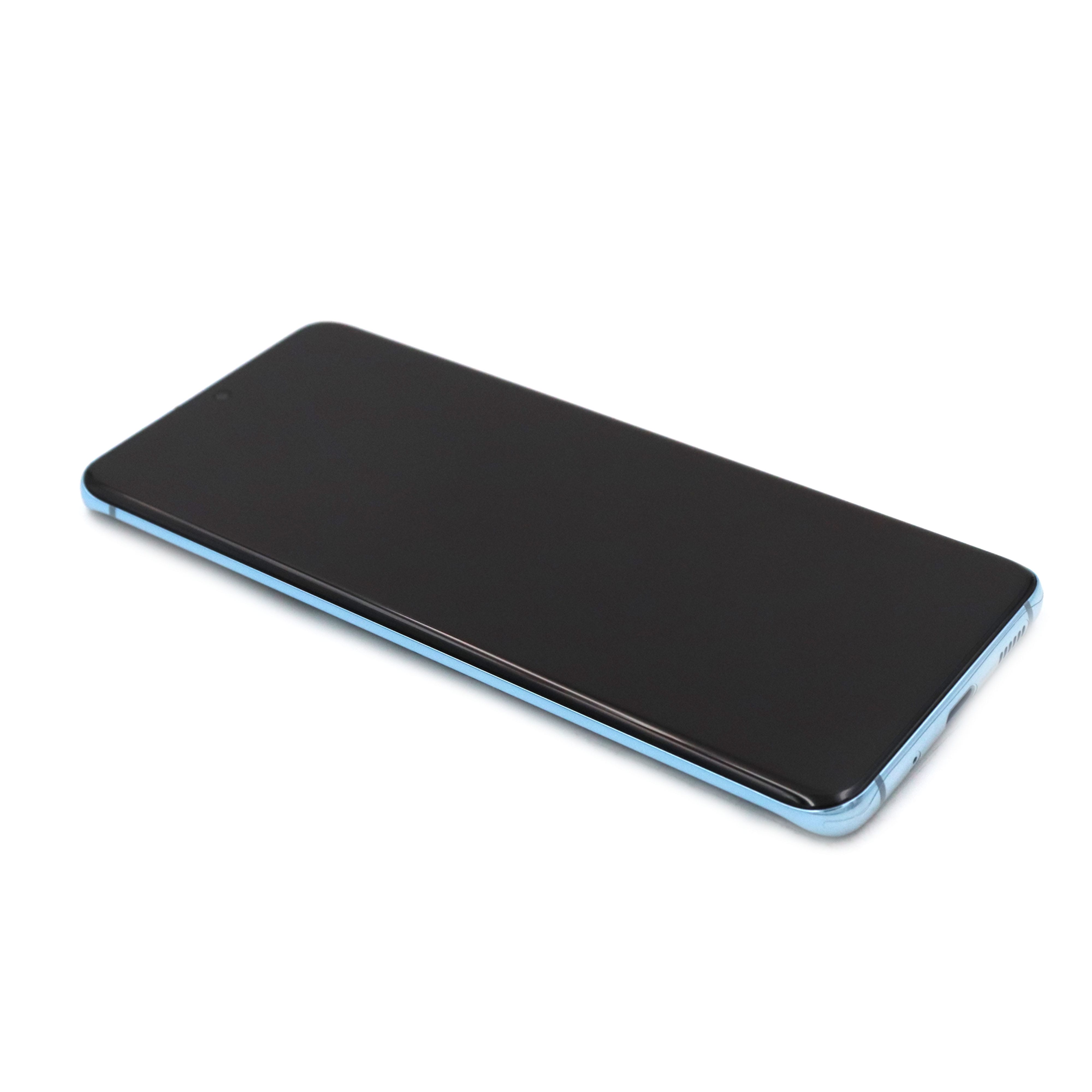 Display Complete with Housing For Samsung Galaxy S20 4G SM-G980F / 5G SM-G981B Blue Service Pack