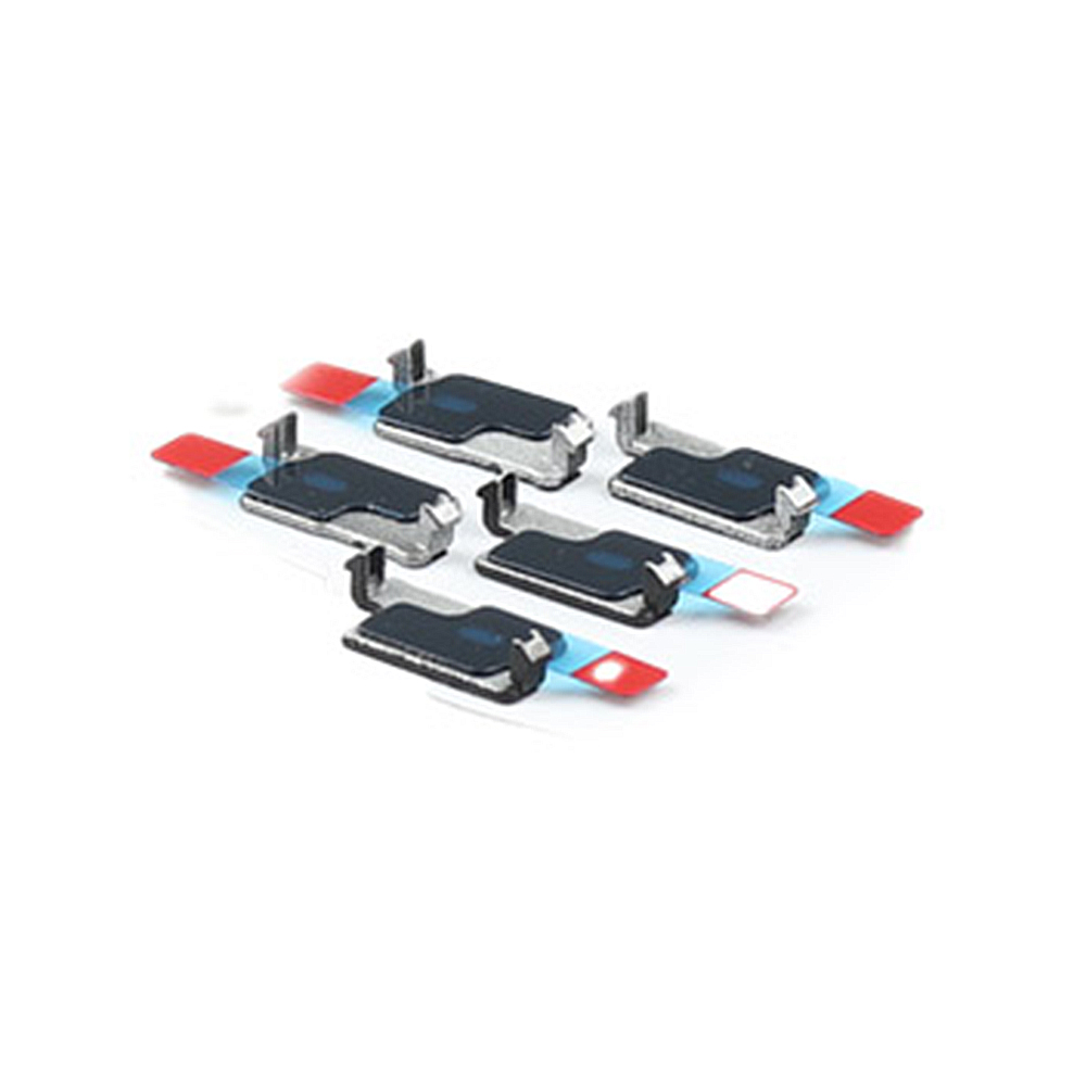 Flash Light/ Power Flex Bracket with Microphone Earmesh (5 Pieces) For iPhone 14 Black OEM-Equivalent