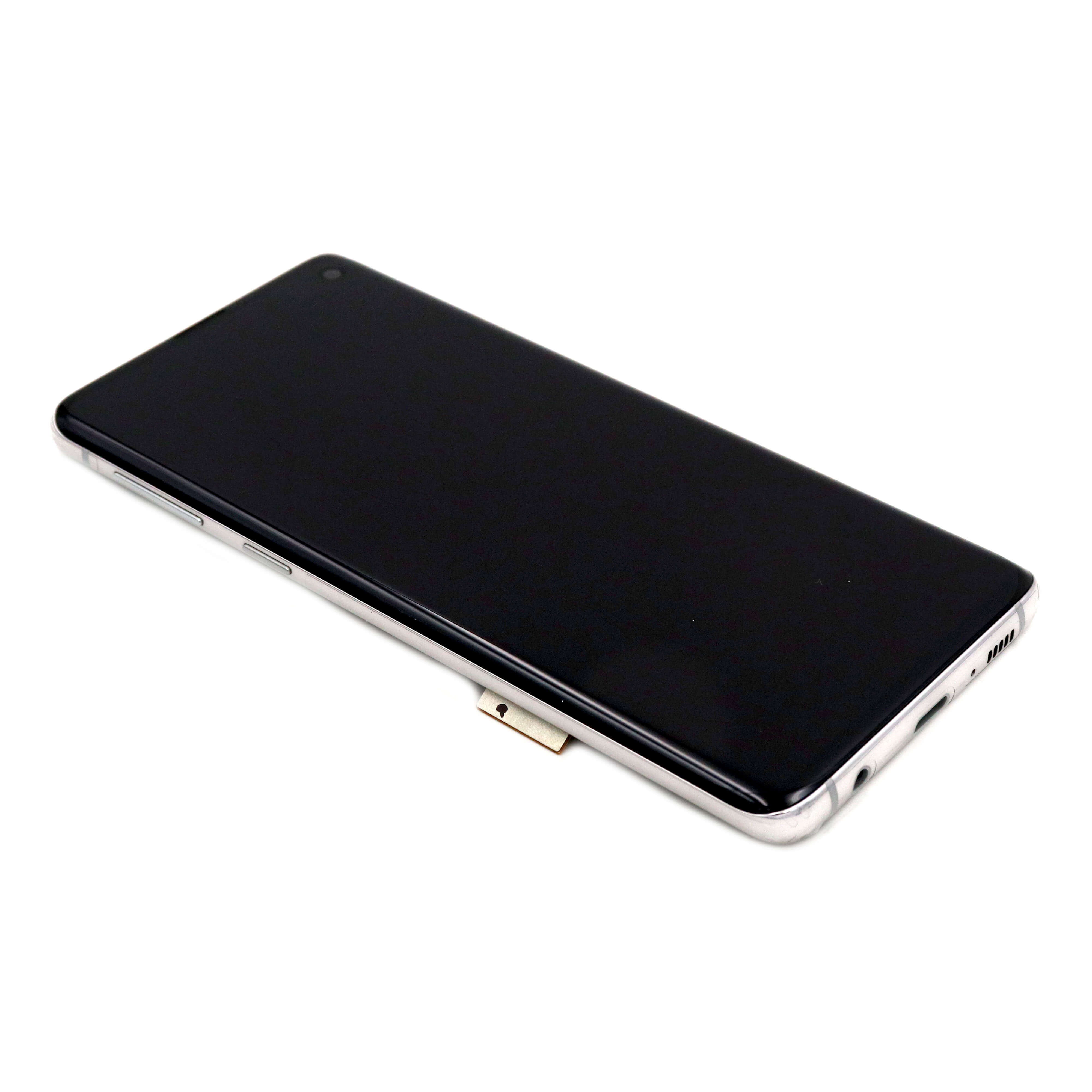 Display Complete with Housing For Samsung Galaxy S10 White Service Pack