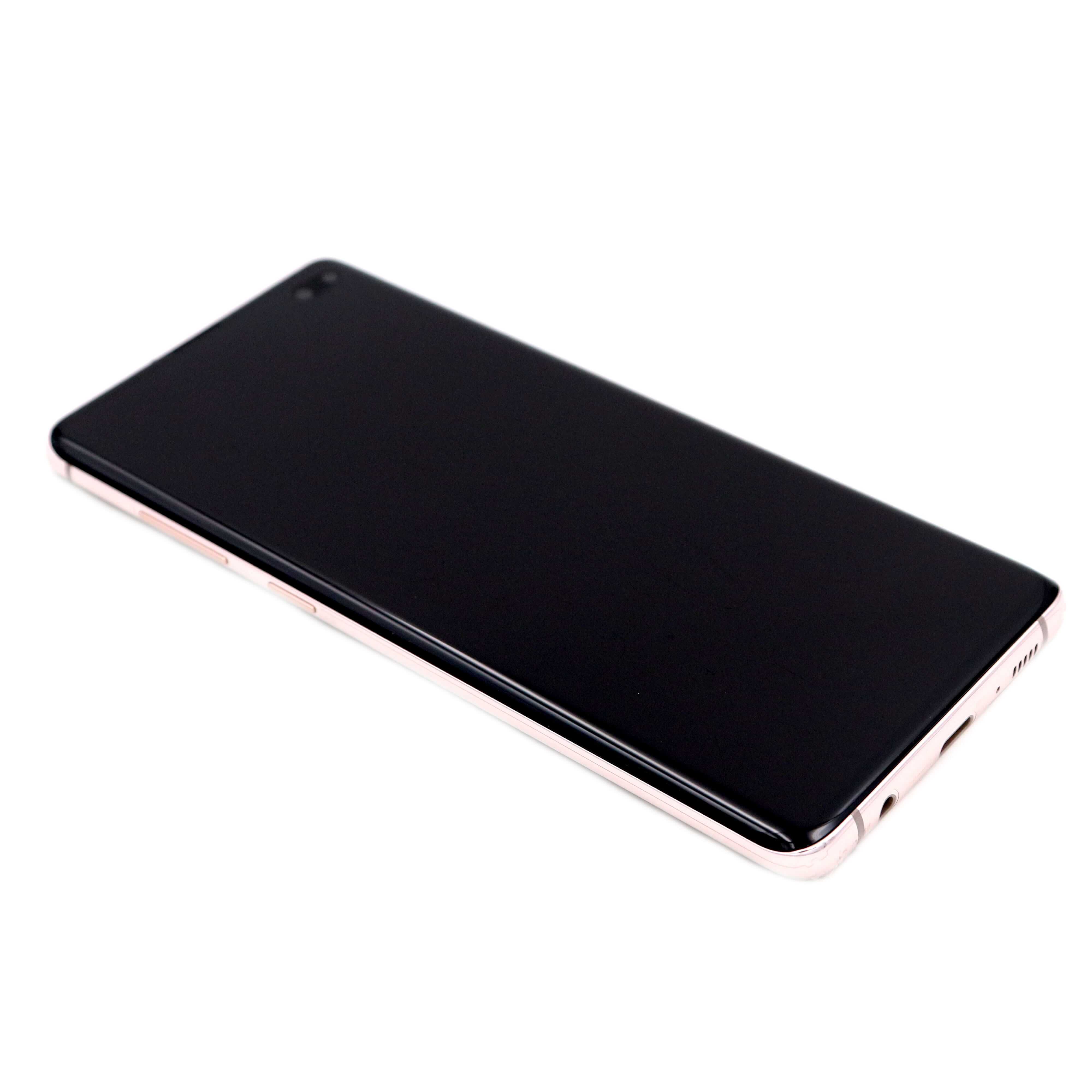 Display Complete with Housing For Samsung Galaxy S10 Plus Ceramic White Service Pack