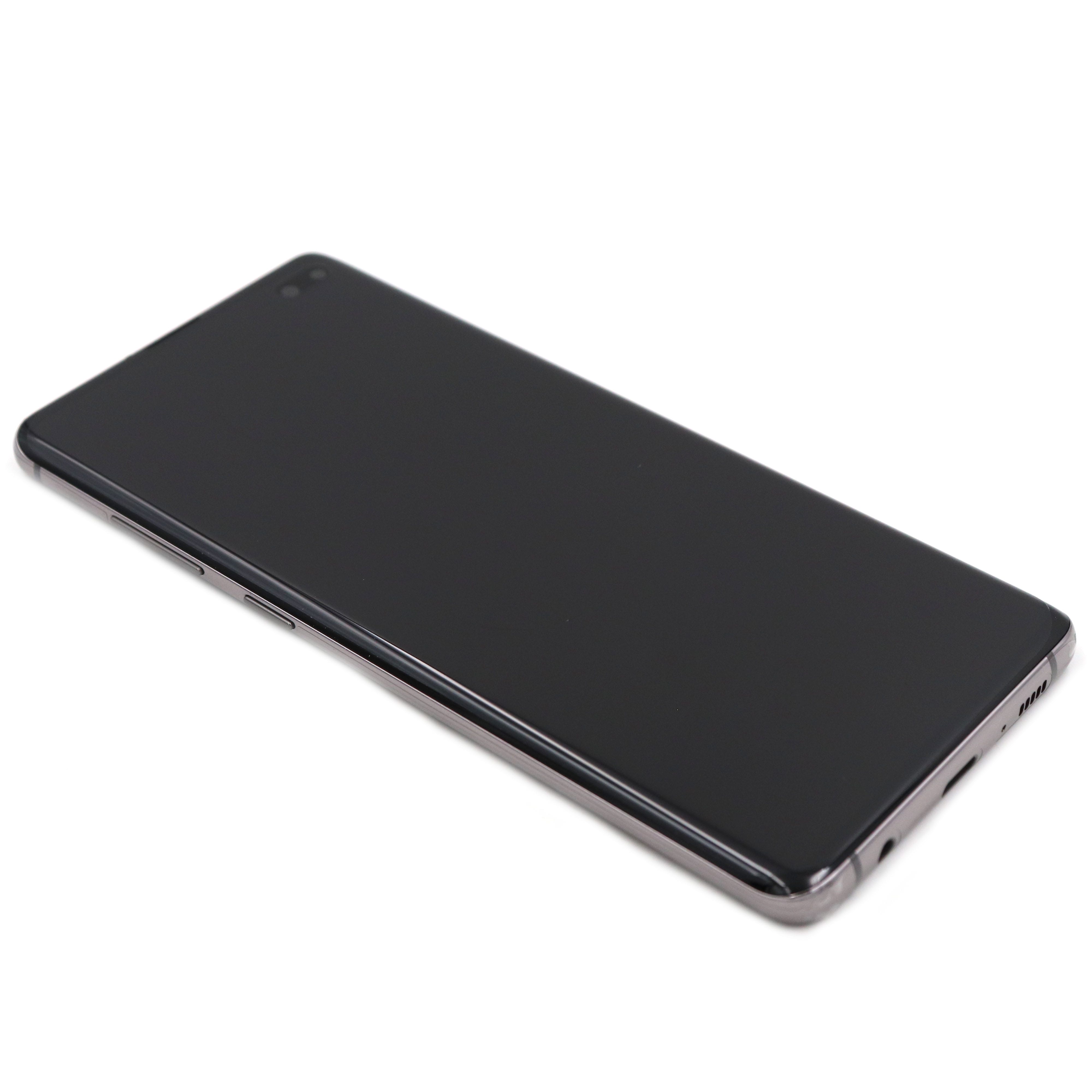 Display Complete with Housing For Samsung Galaxy S10 Plus Black Service Pack