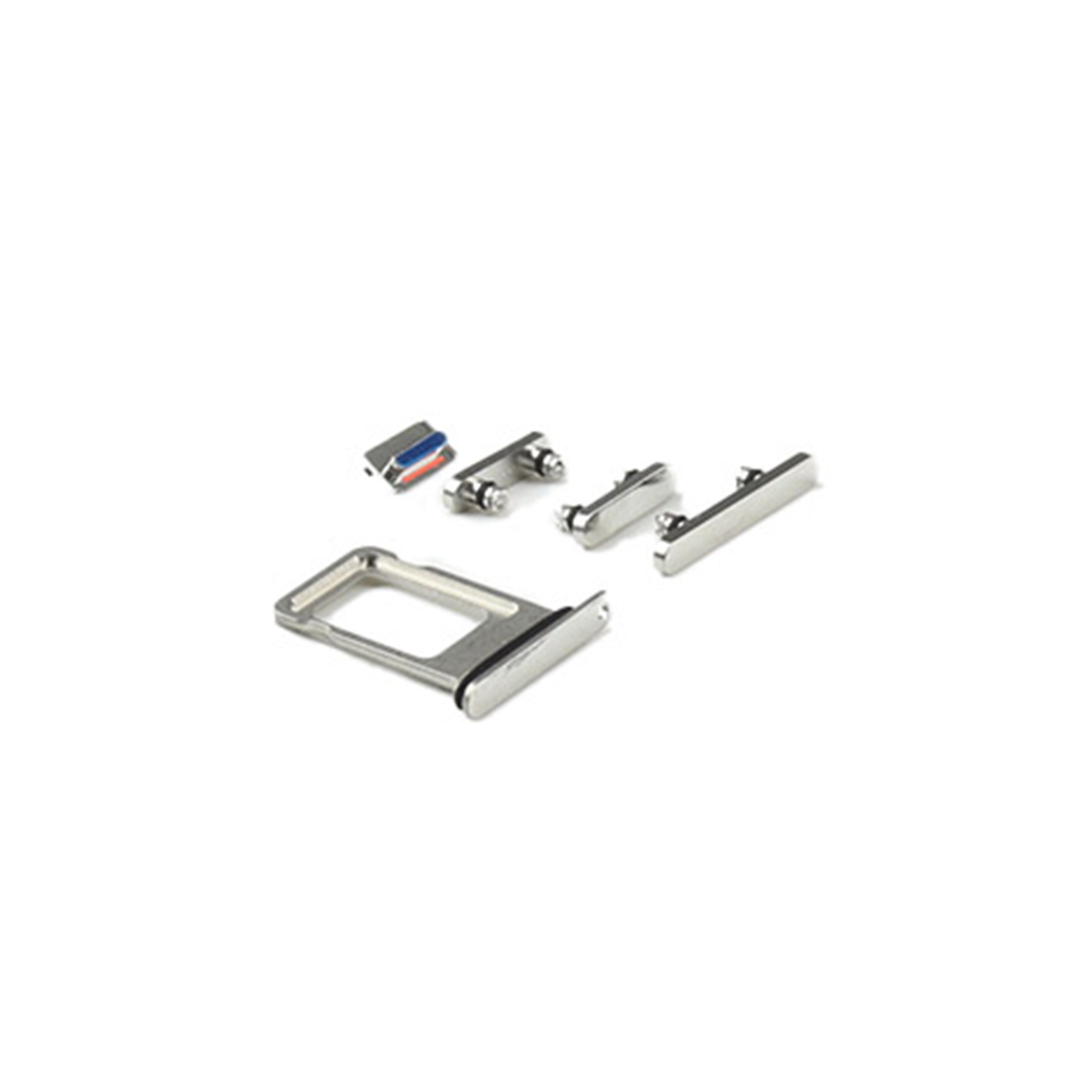 Housing Button Set For iPhone 13 Pro White OEM-Equivalent